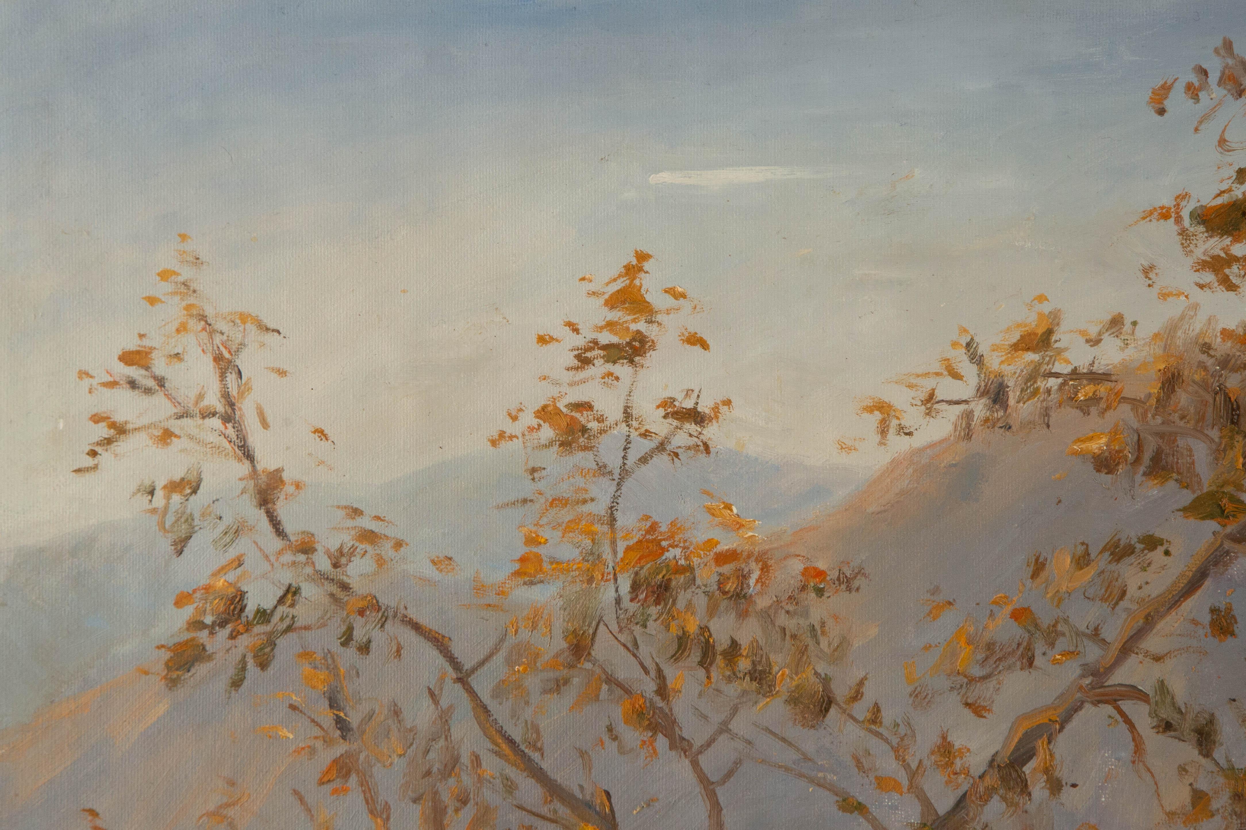 Jiangdong Li Landscape Original Oil On Canvas 