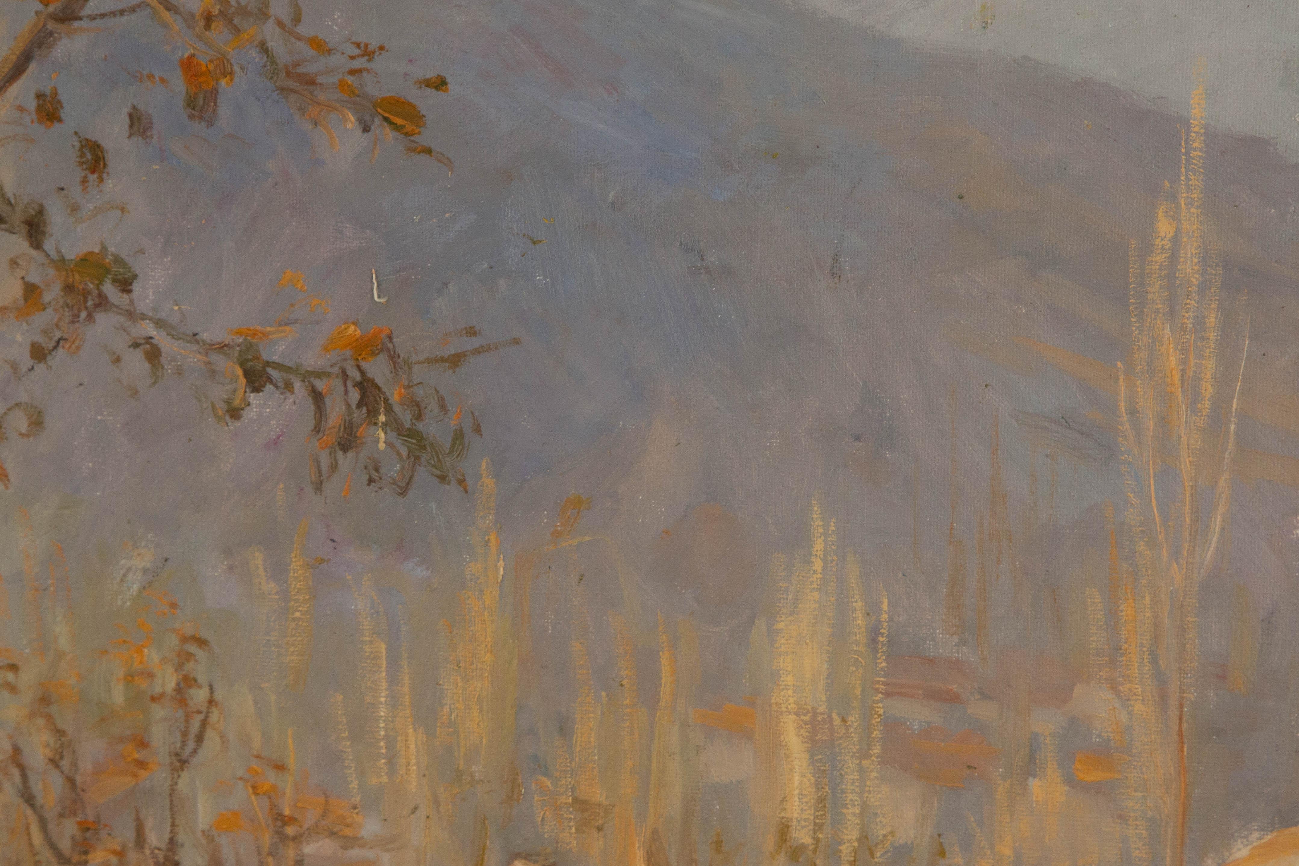 Jiangdong Li Landscape Original Oil On Canvas 