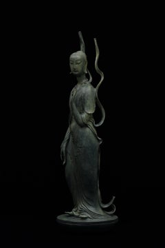Buddhist art，Bronze Standing Water-Moon Avalokitesvara