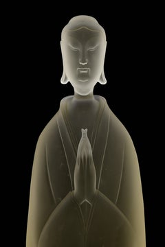  Buddhist art，Colored Glaze Standing Avalokitesvara