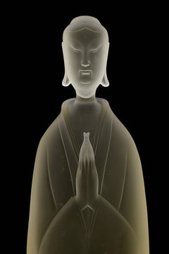 Buddhist art,Colored Glaze Standing Avalokitesvara