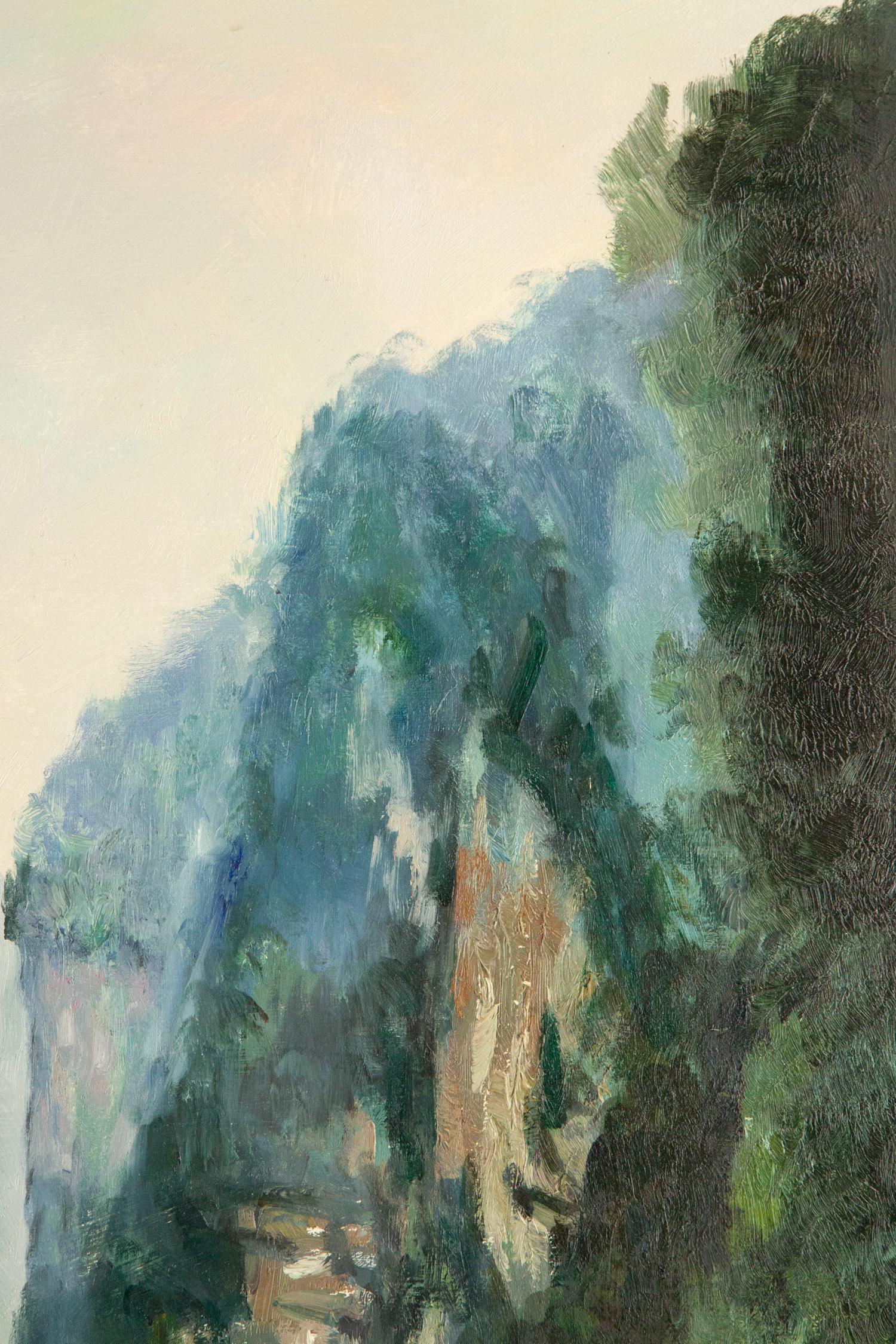 JianGuo Liu Landscape Original Oil On Canvas 