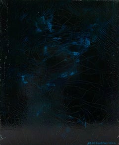 Jianping Chen Abstract Original Oil Painting "Pattern 11 - Blue"