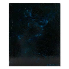 Jianping Chen Abstract Original Oil Painting "Pattern 11 - Blue"