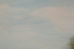 Jianping Chen Impressionist Original Oil On Canvas "Lake Reflection"