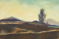 Jianping Chen Landscape Original Oil On Canvas "Autumn"