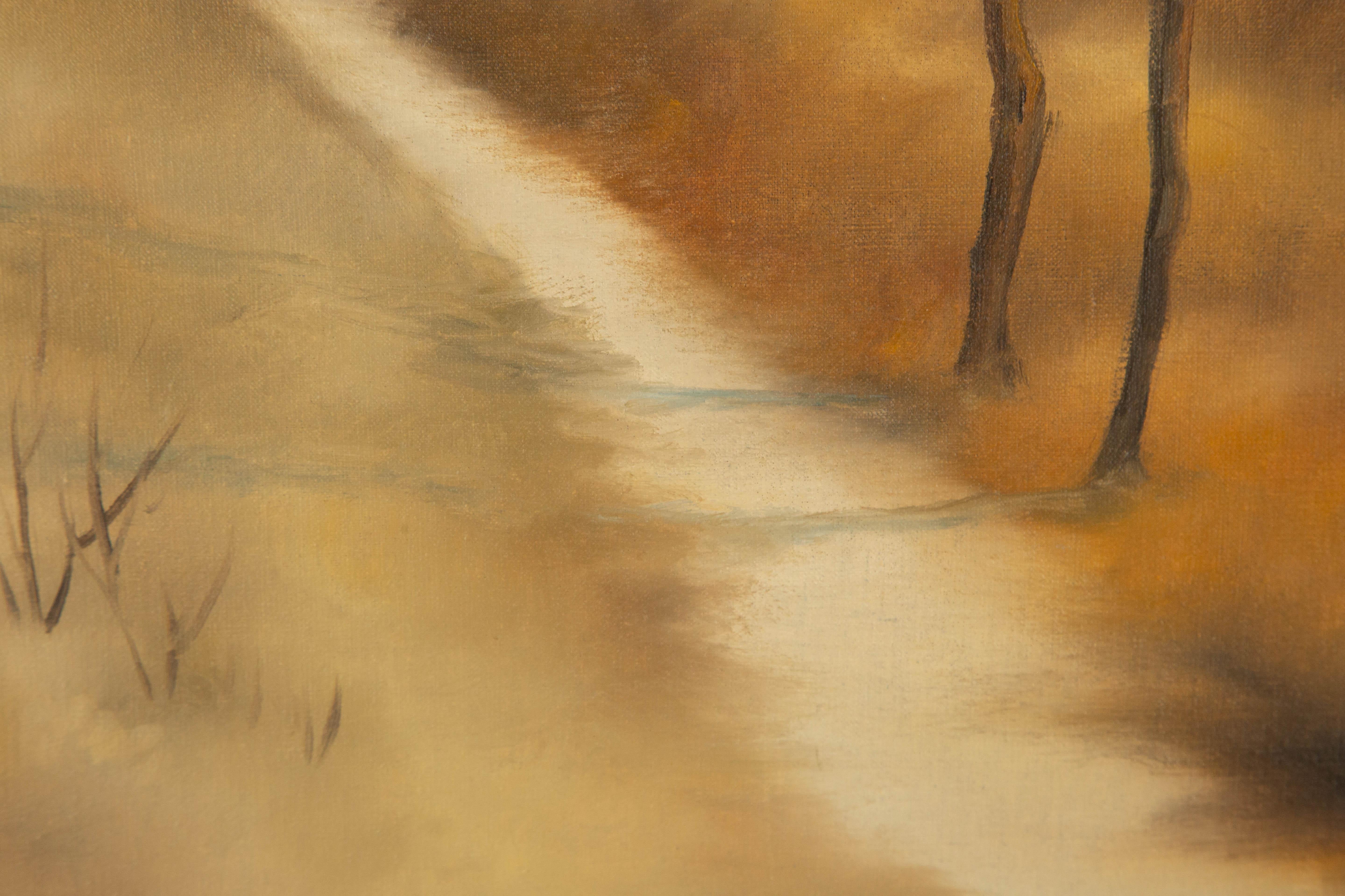 Jianping Chen Paisaje Original Óleo Sobre Lienzo 