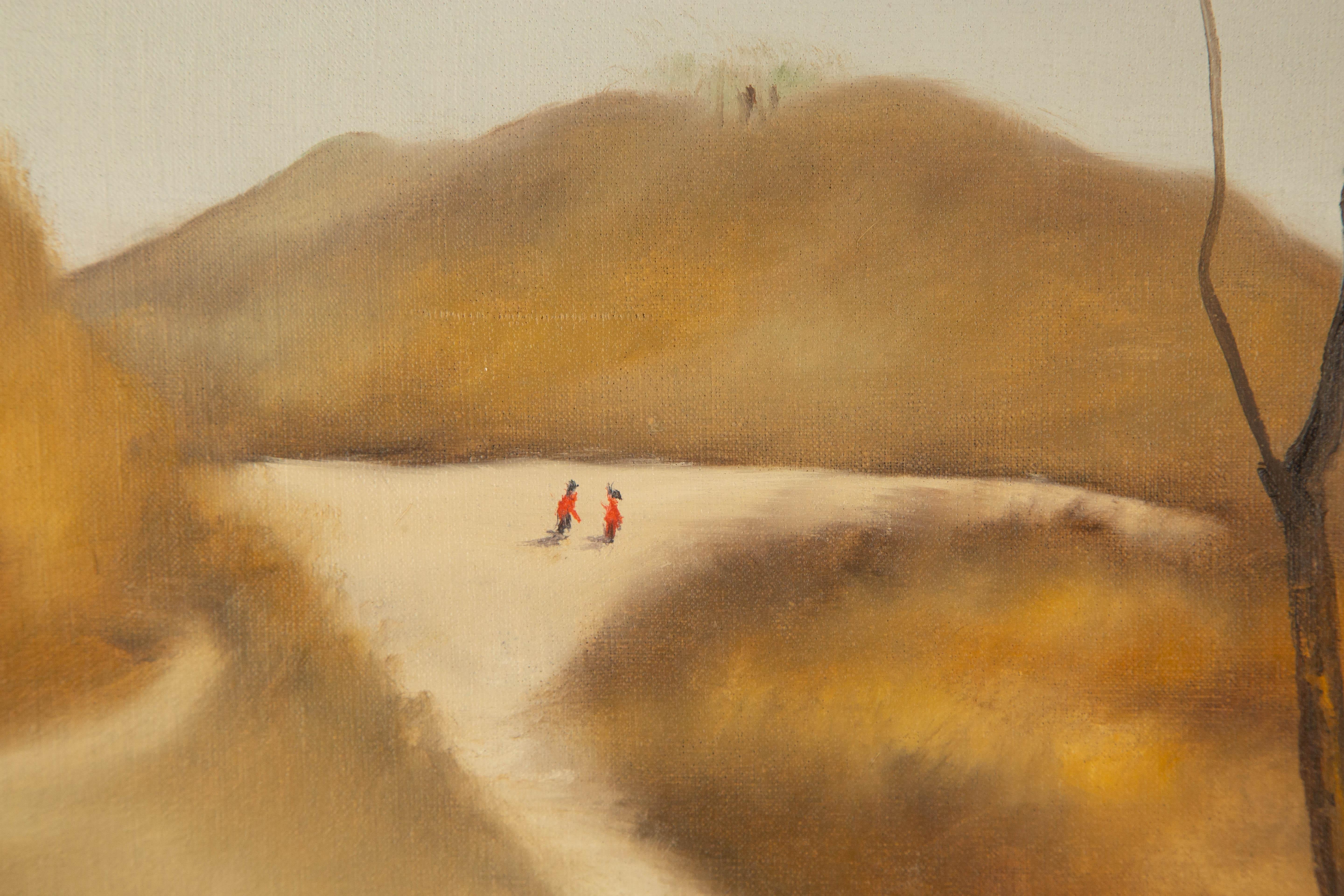 Jianping Chen Paisaje Original Óleo Sobre Lienzo 