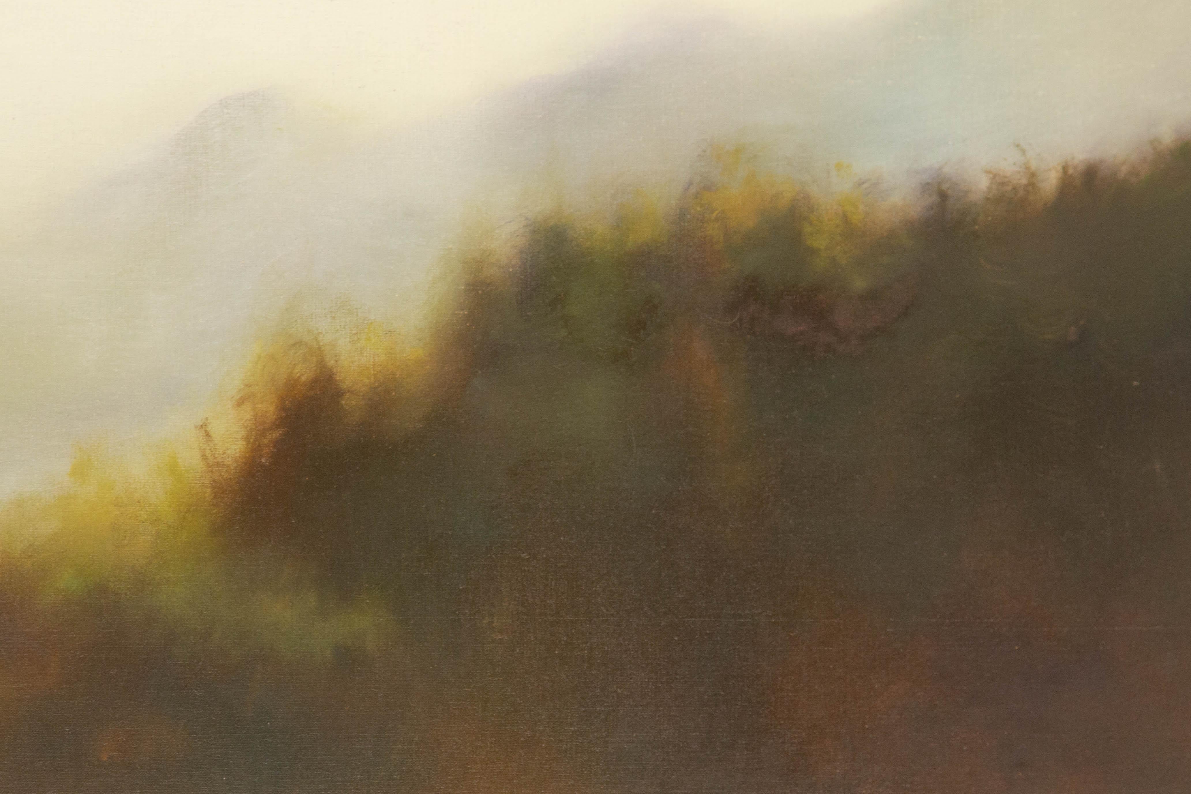 Jianping Chen Paisaje Óleo original sobre lienzo 
