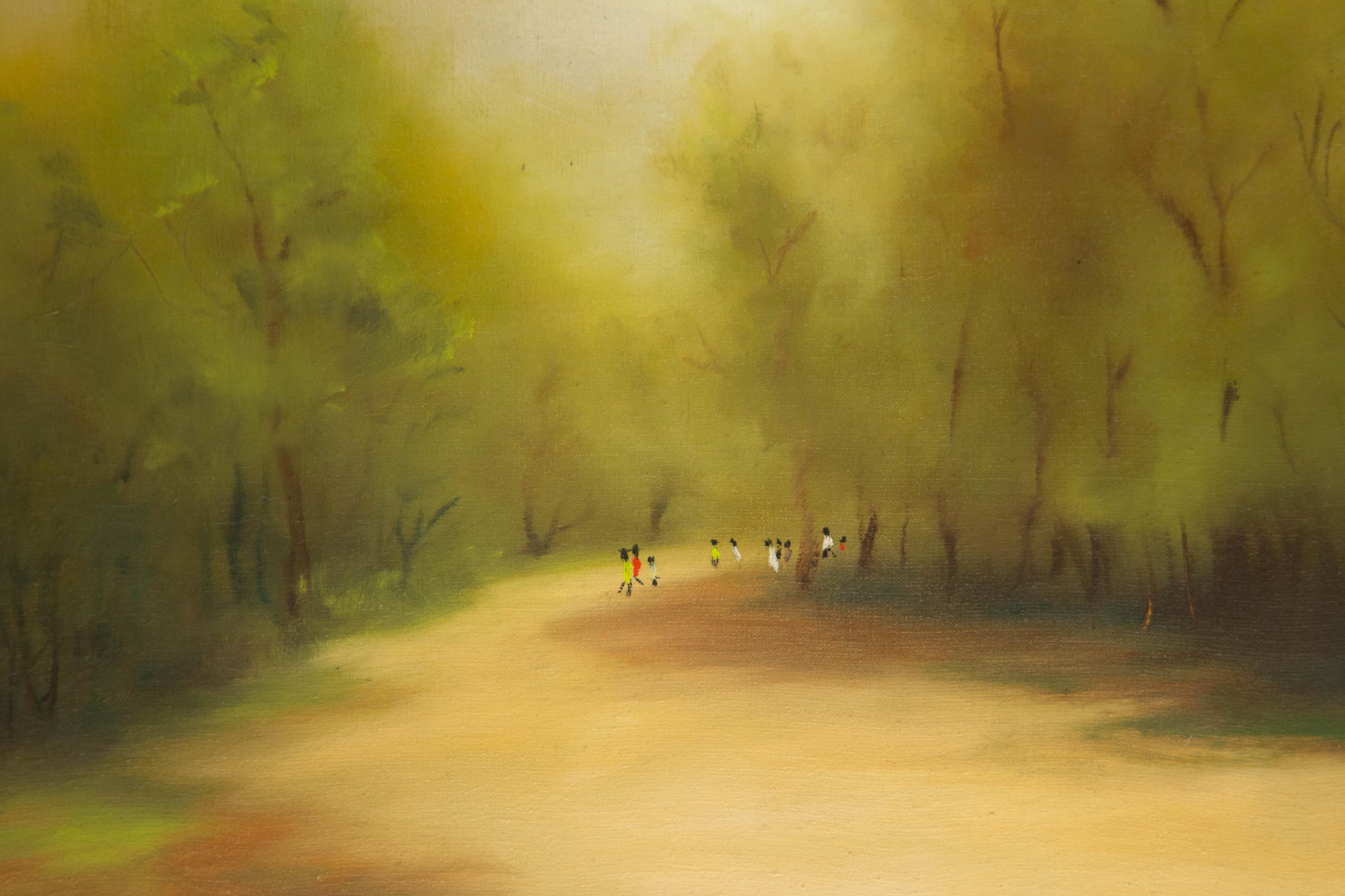 Jianping Chen Paisaje Original Óleo Sobre Lienzo 