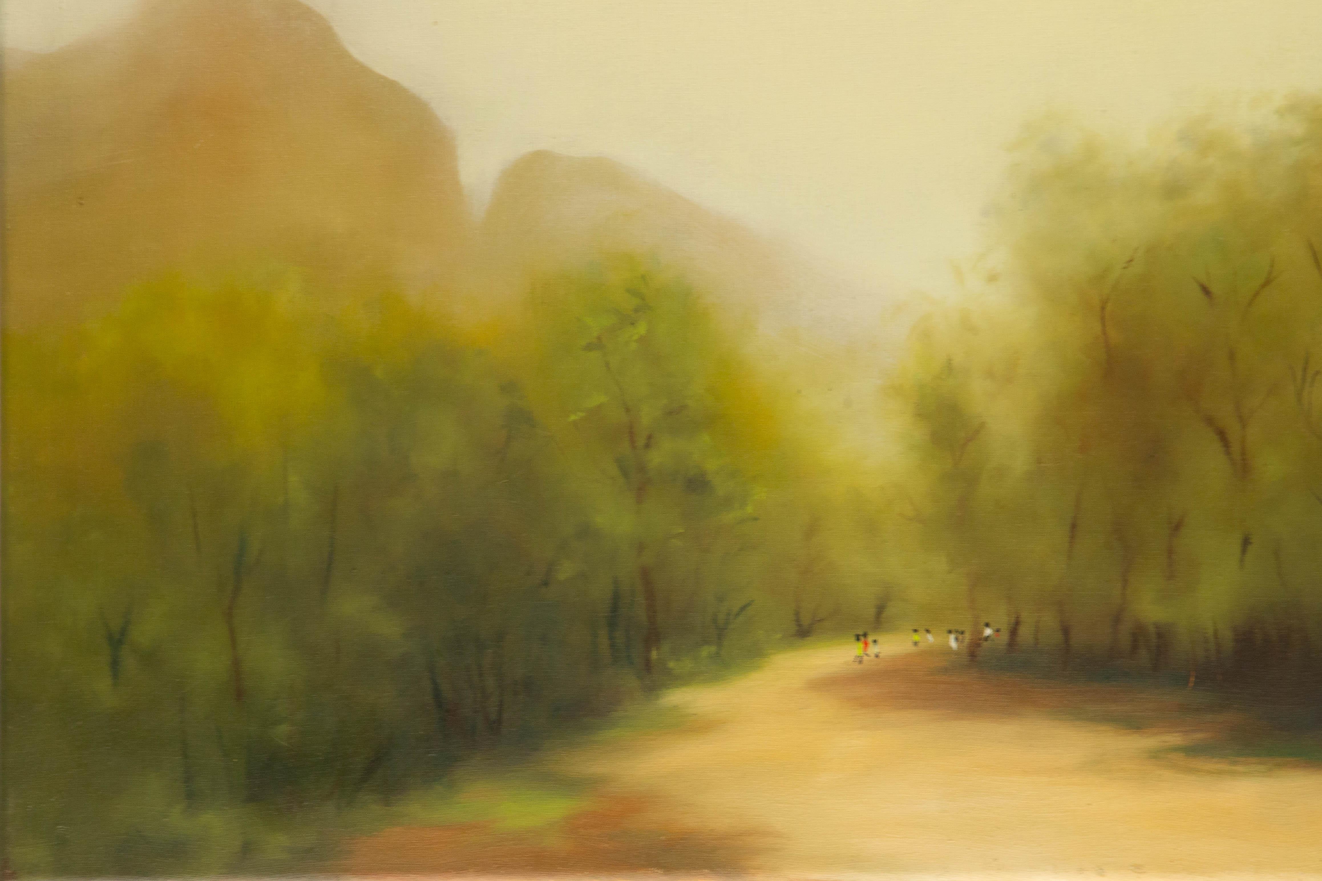 Jianping Chen Paisaje Original Óleo Sobre Lienzo 