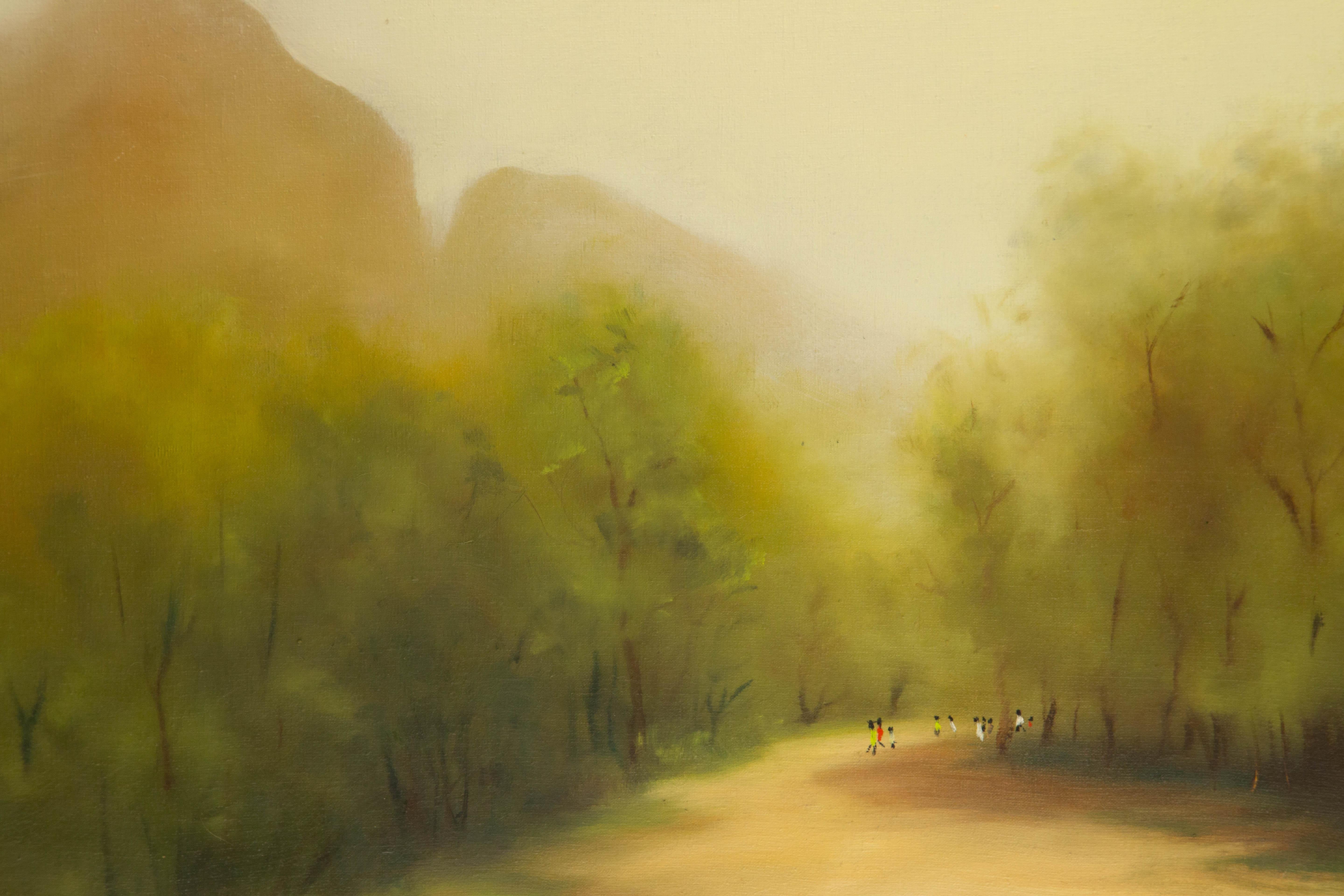 Jianping Chen Paisaje Original Óleo Sobre Lienzo 