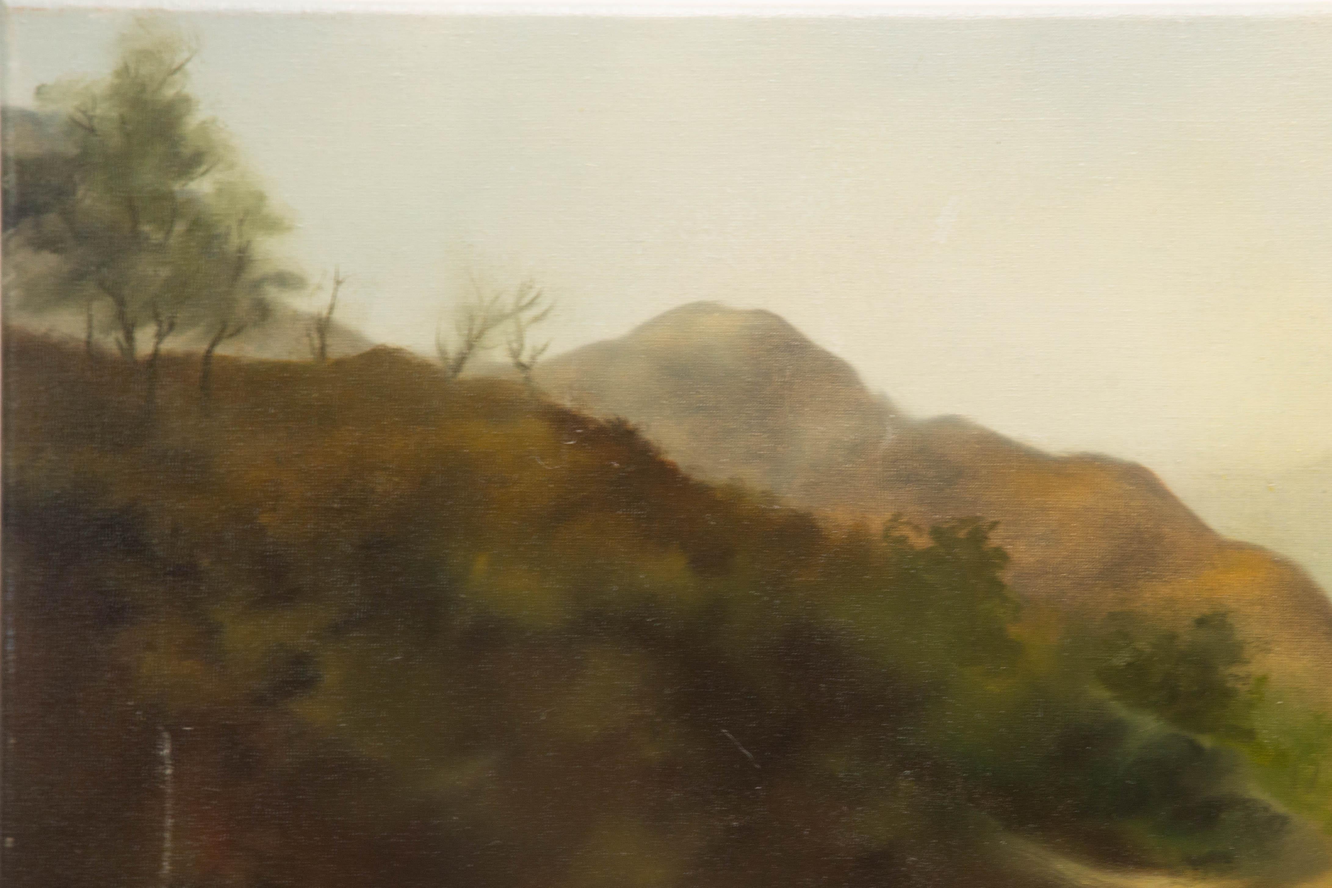 Jianping Chen Landscape Original Oil On Canvas 