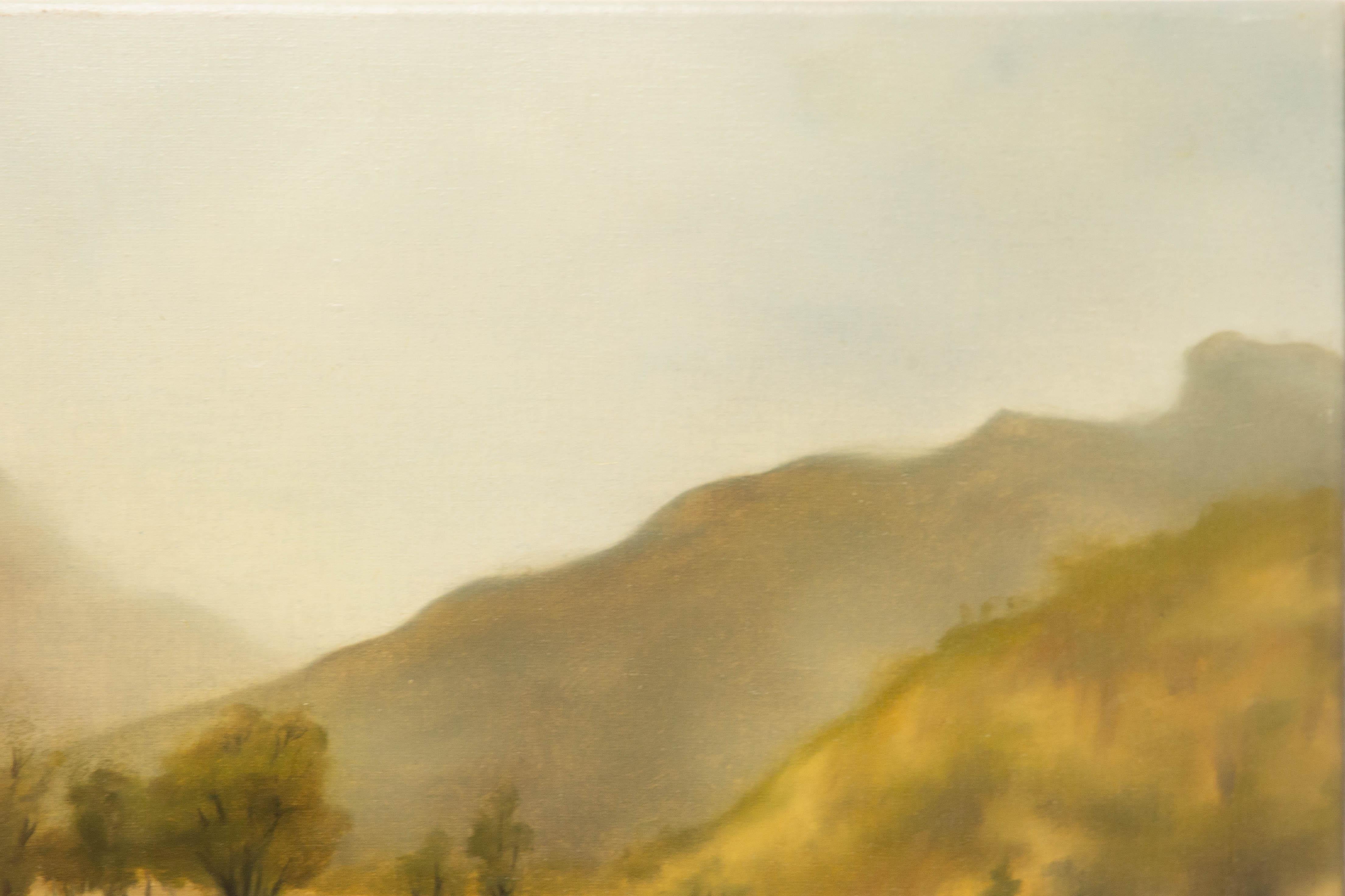 Jianping Chen Landscape Original Oil On Canvas 