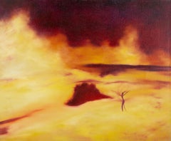 Jianping Chen Surrealistisches Original Ölgemälde auf Leinwand „The Word In My Mind No.24“
