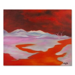 Peinture à l'huile originale surréaliste de Jianping Chen « N° 25 »