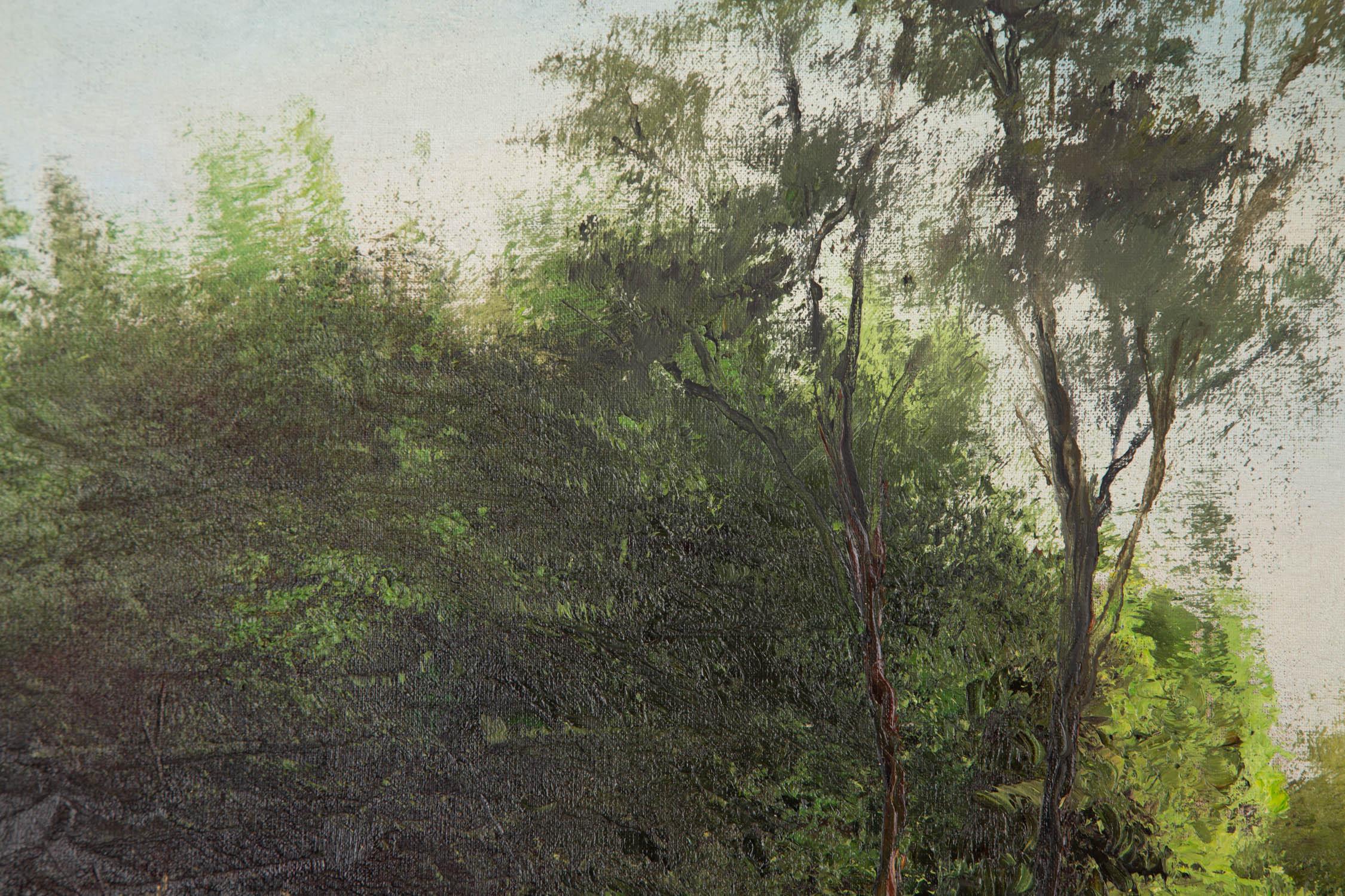 JIanping Chen Impressionist Original Oil On Canvas 