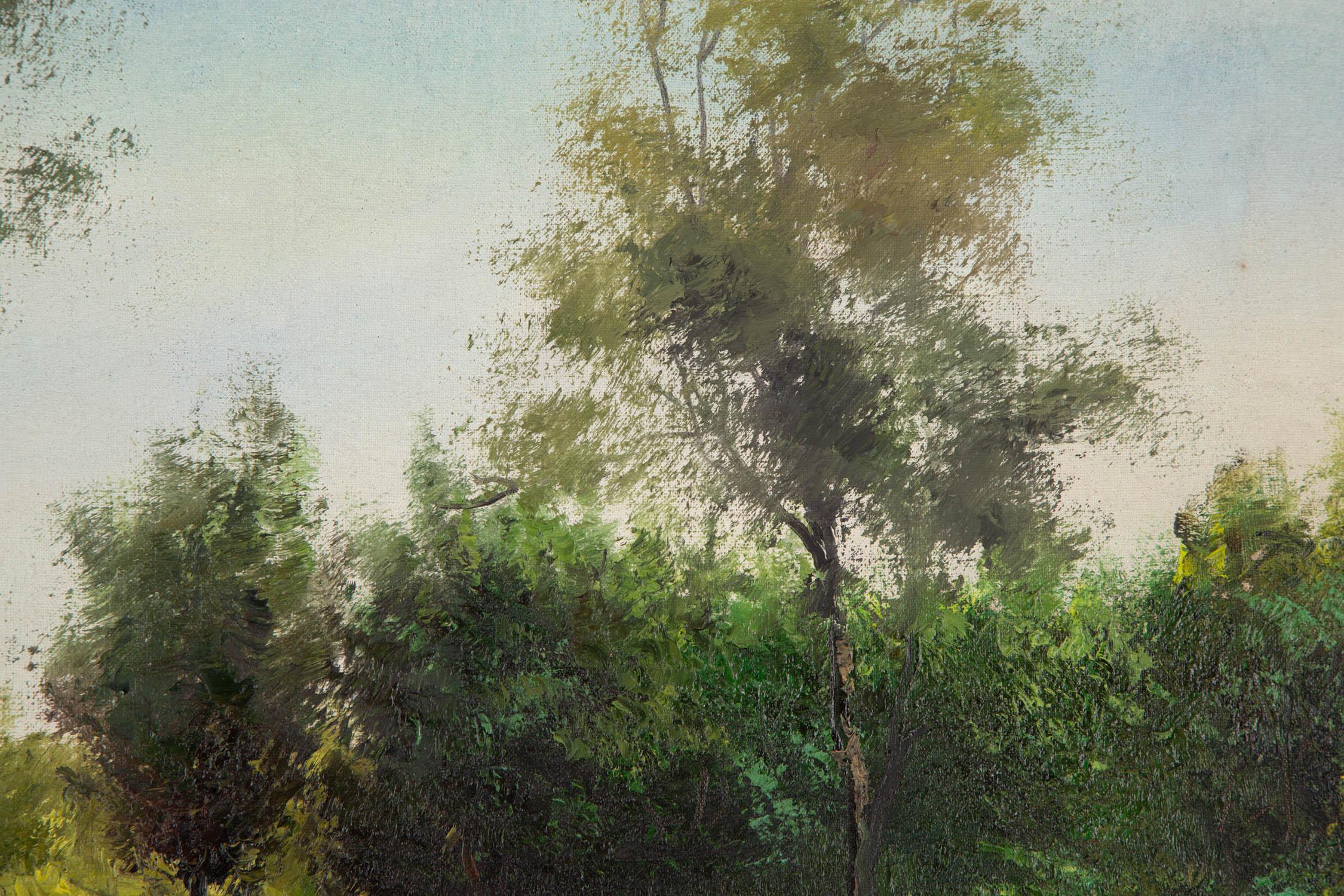 JIanping Chen Impressionista Olio originale su tela 