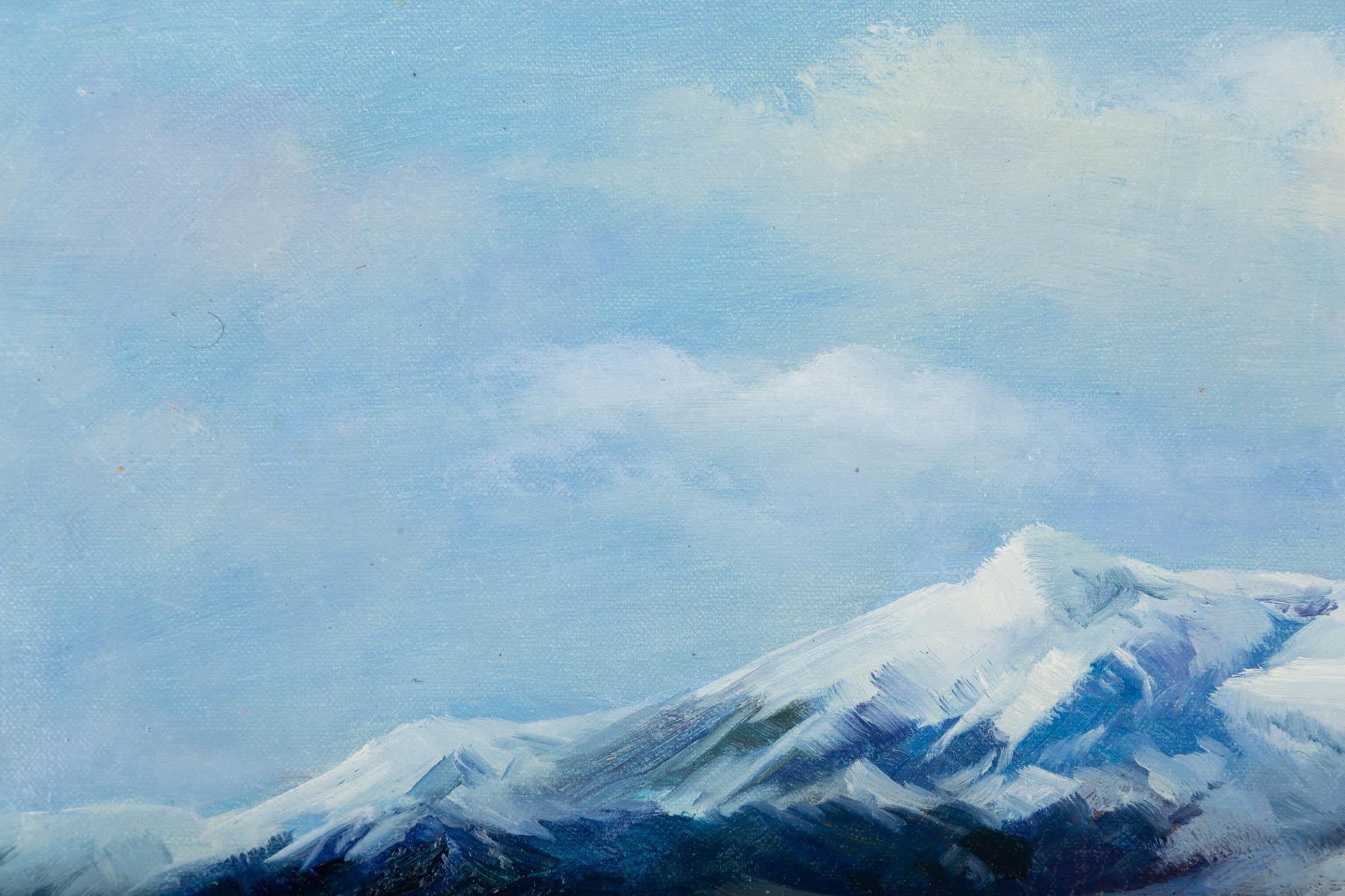 Jianyong Deng Paesaggio Pittura ad olio originale 
