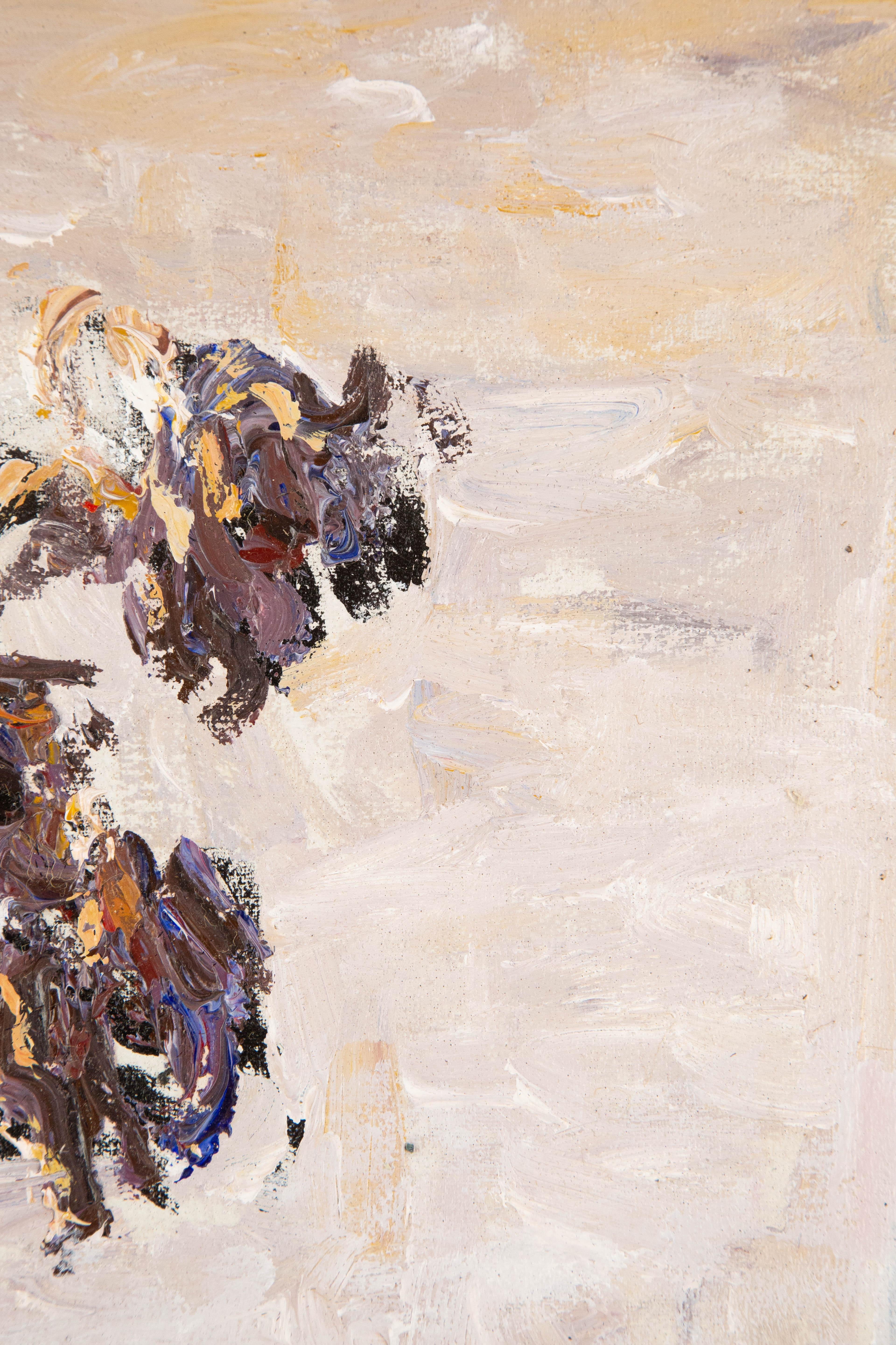 JianYun Liu Impressionist Original Oil On Canvas 