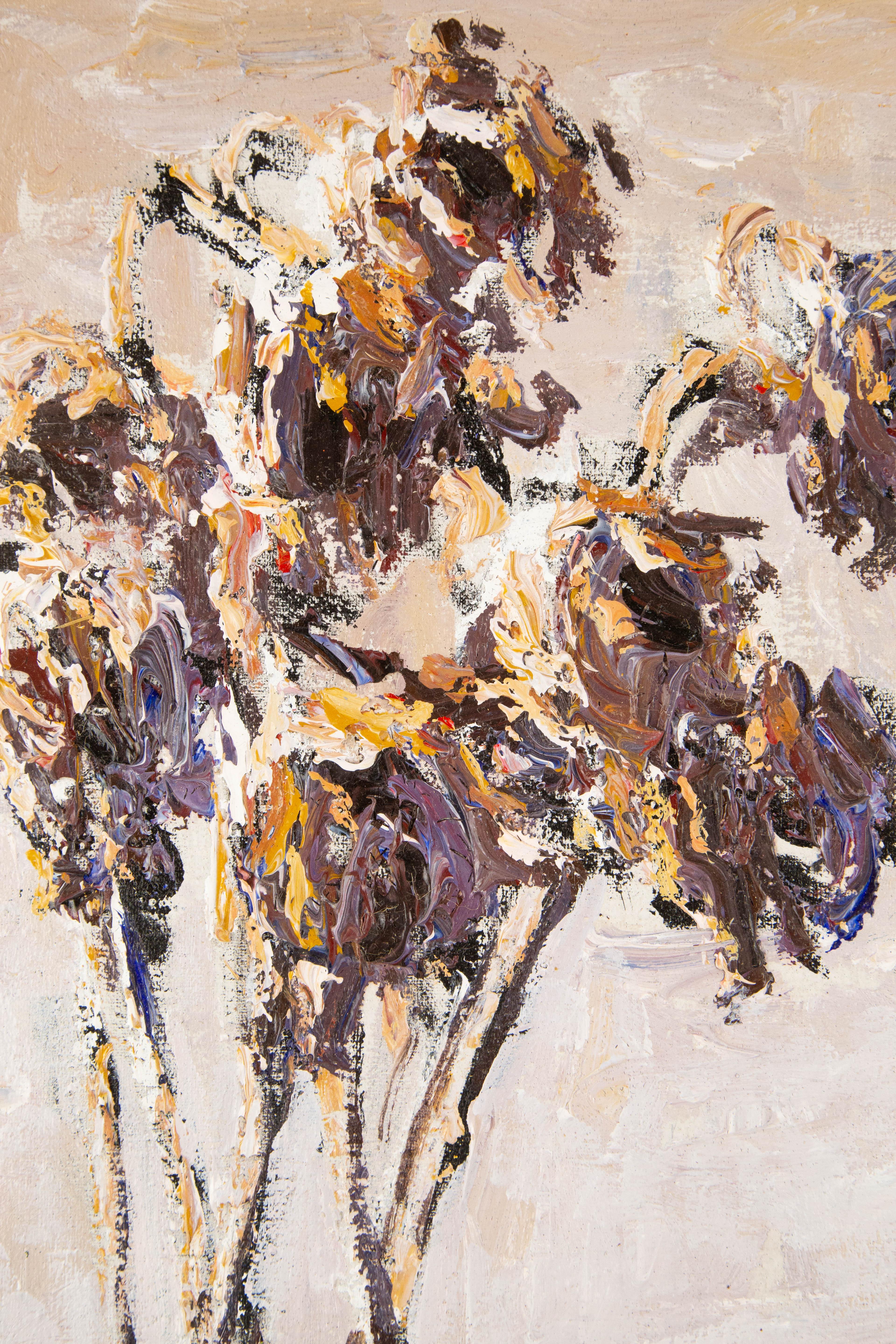 JianYun Liu Impressionist Original Oil On Canvas 