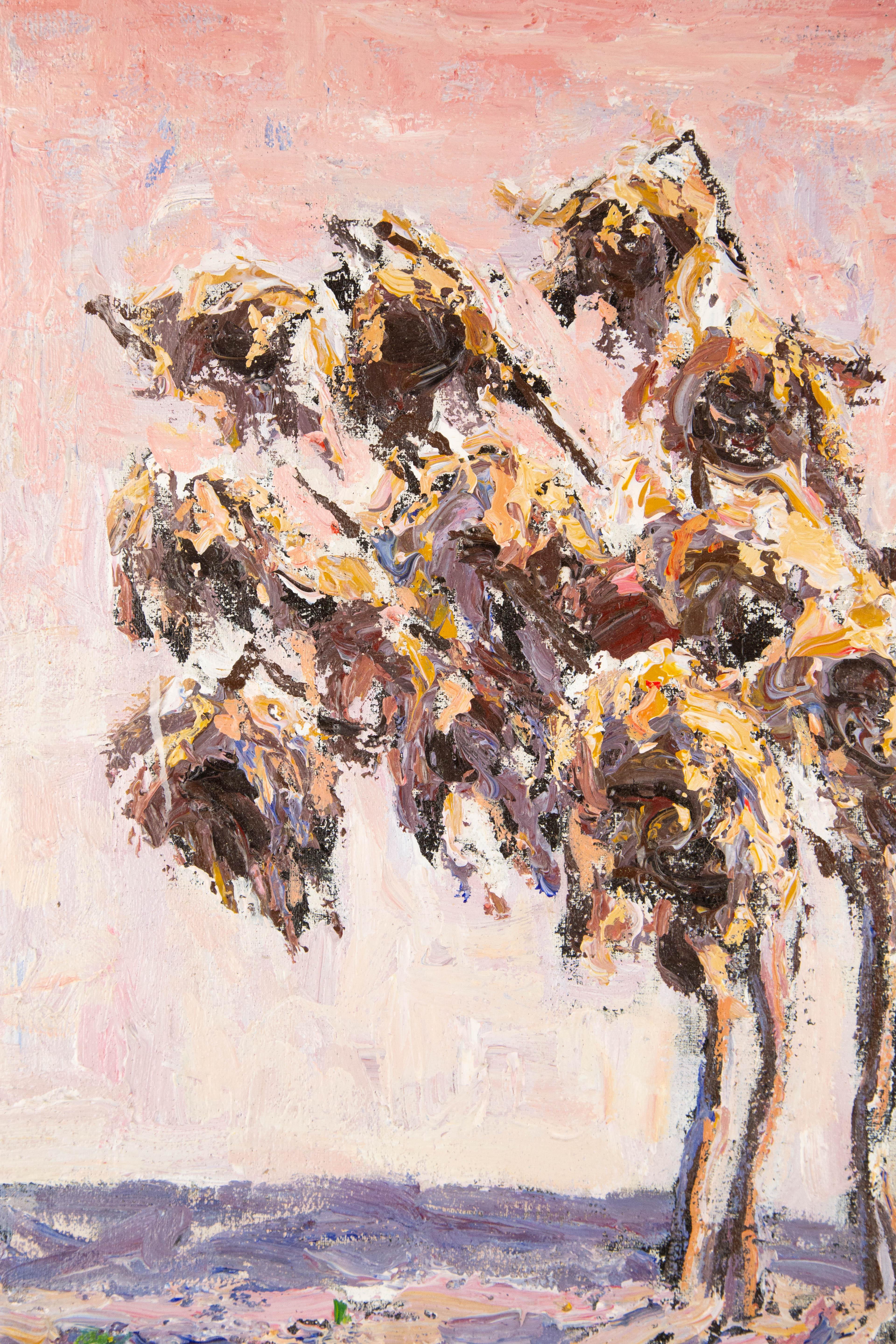 JianYun Liu Impressionist Original Oil On Canvas 