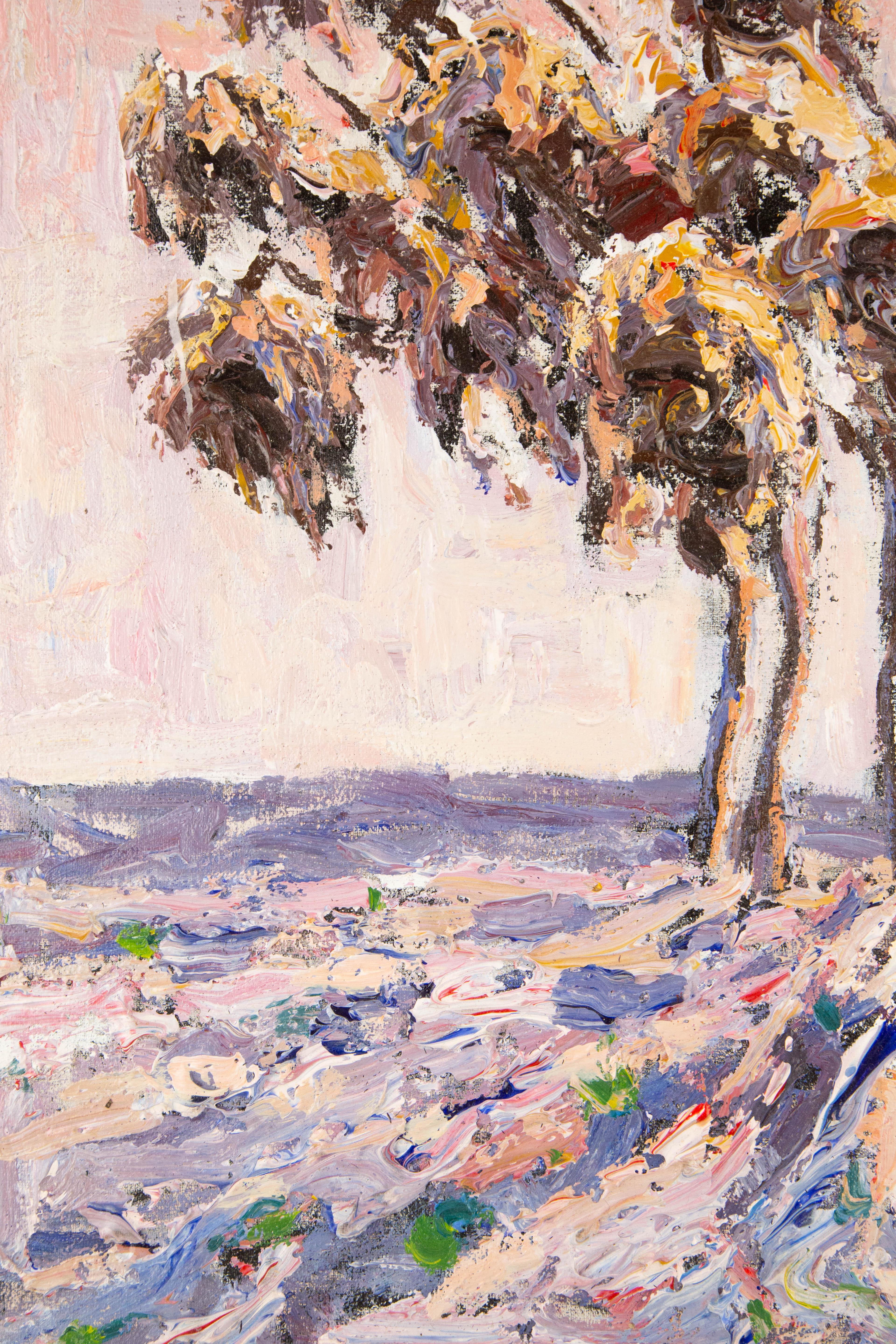 JianYun Liu Impressionist Original Oil On Canvas 