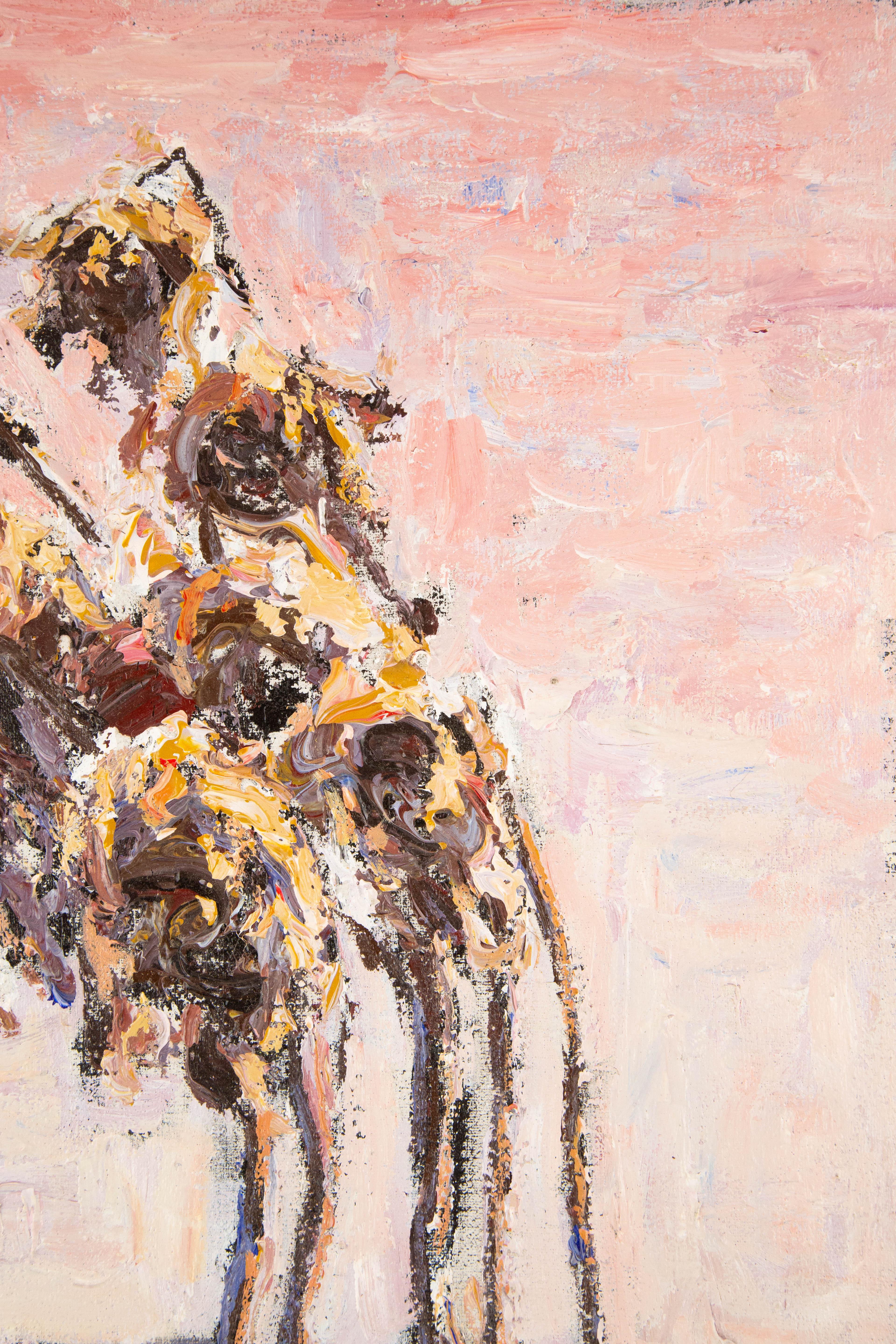 JianYun Liu Impressionist Original Oil On Canvas 