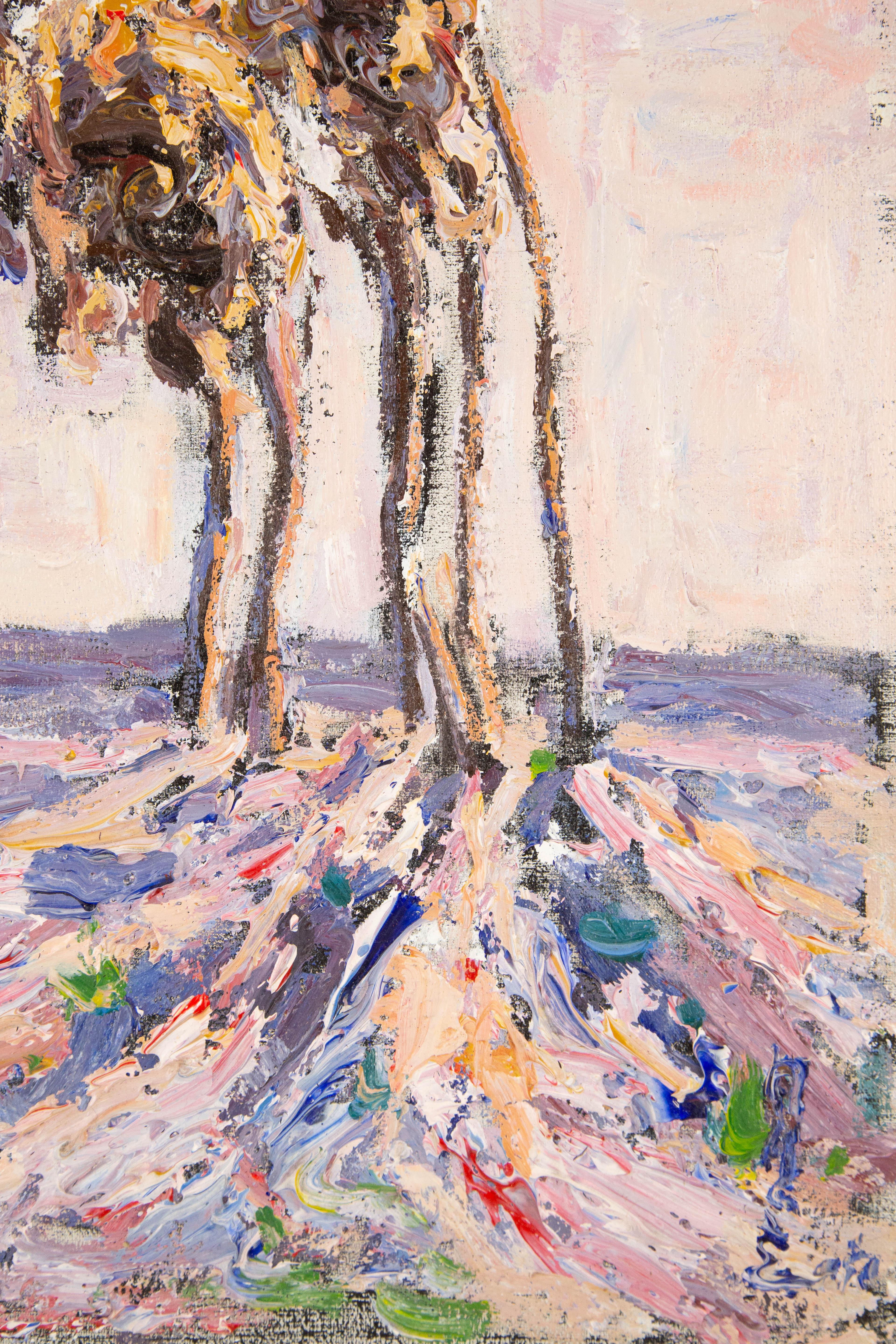 JianYun Liu Impressionist Original Oil On Canvas 