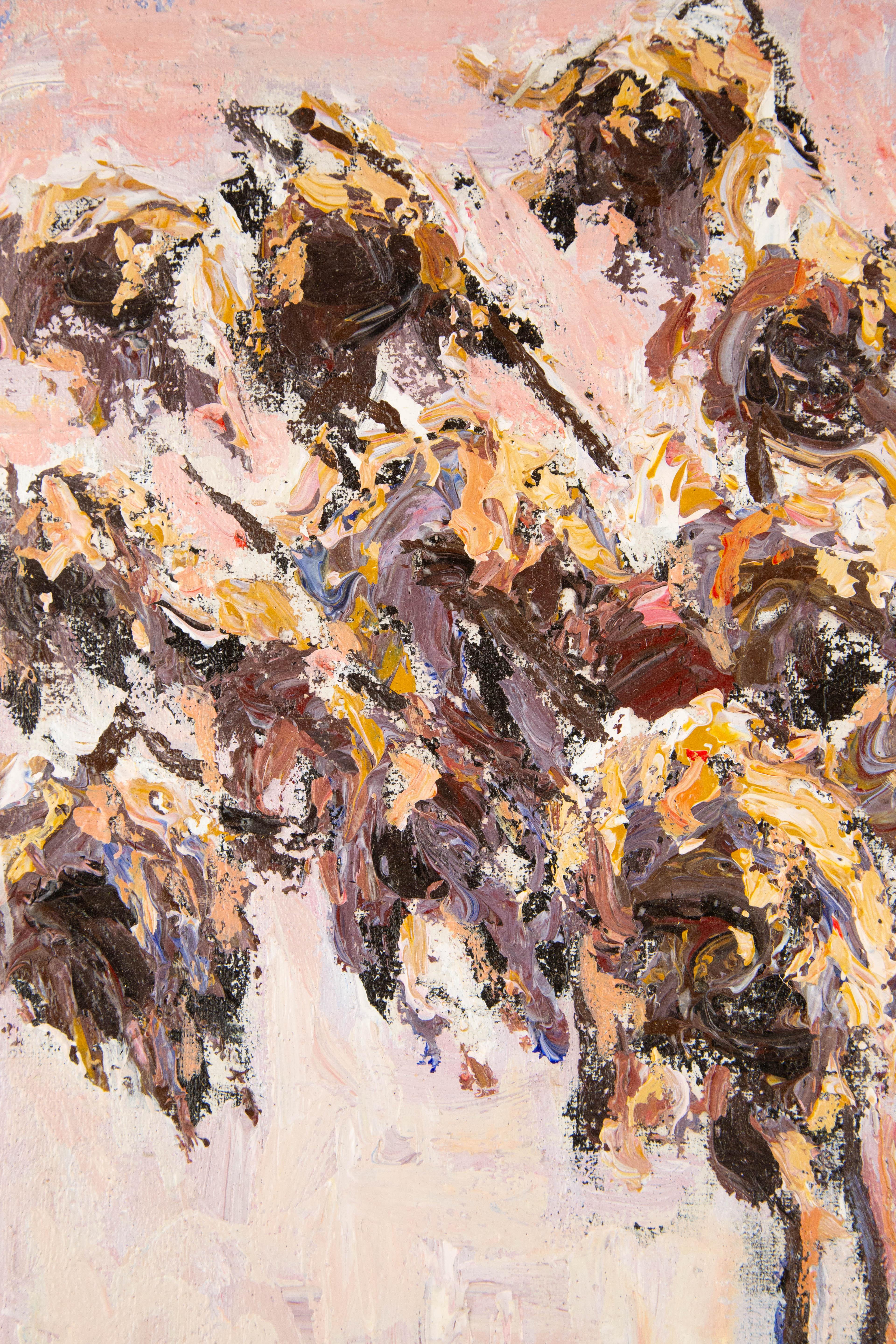 JianYun Liu Impressionist Original Oil On Canvas 