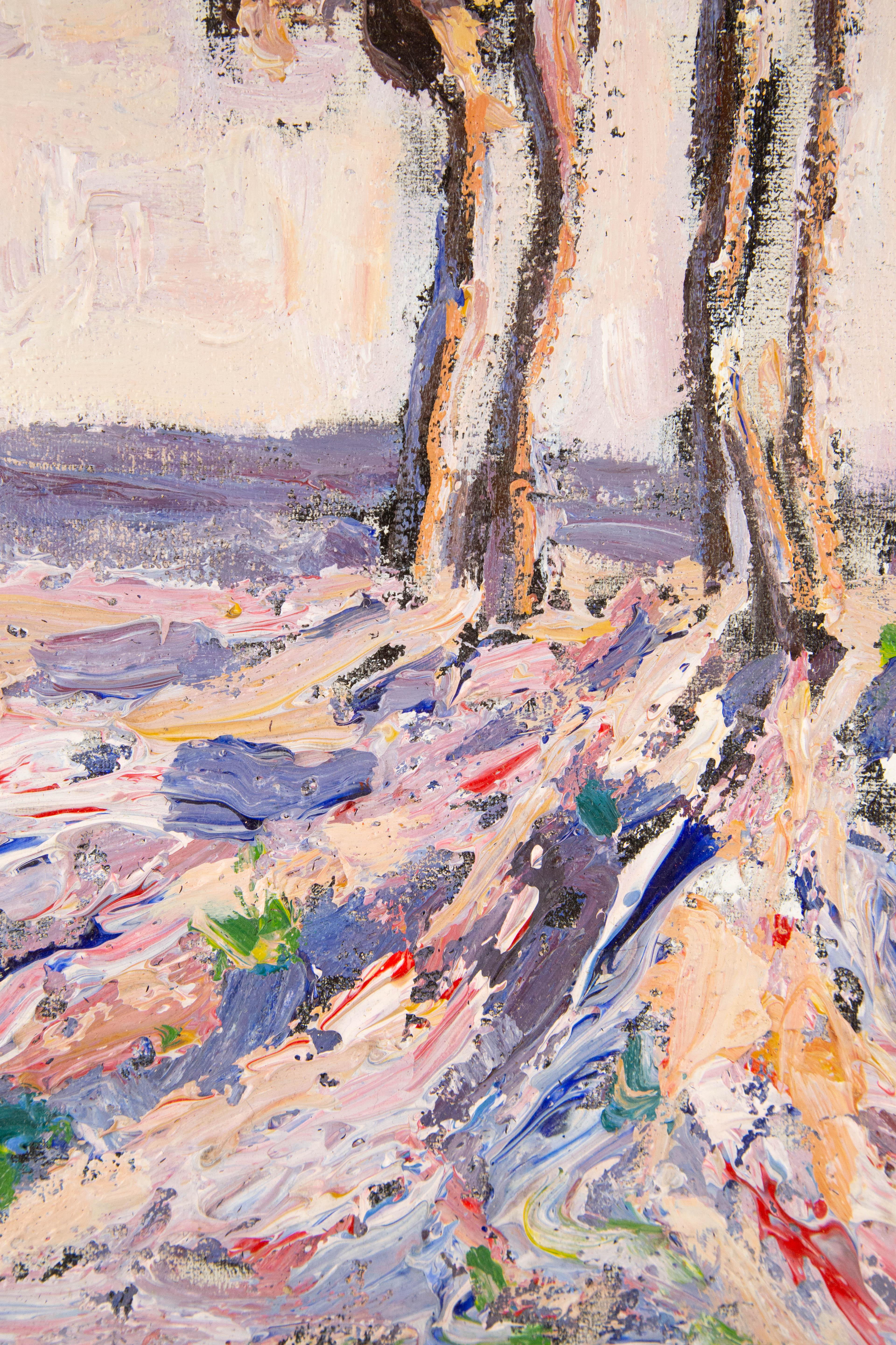 JianYun Liu Impressionist Original Oil On Canvas 