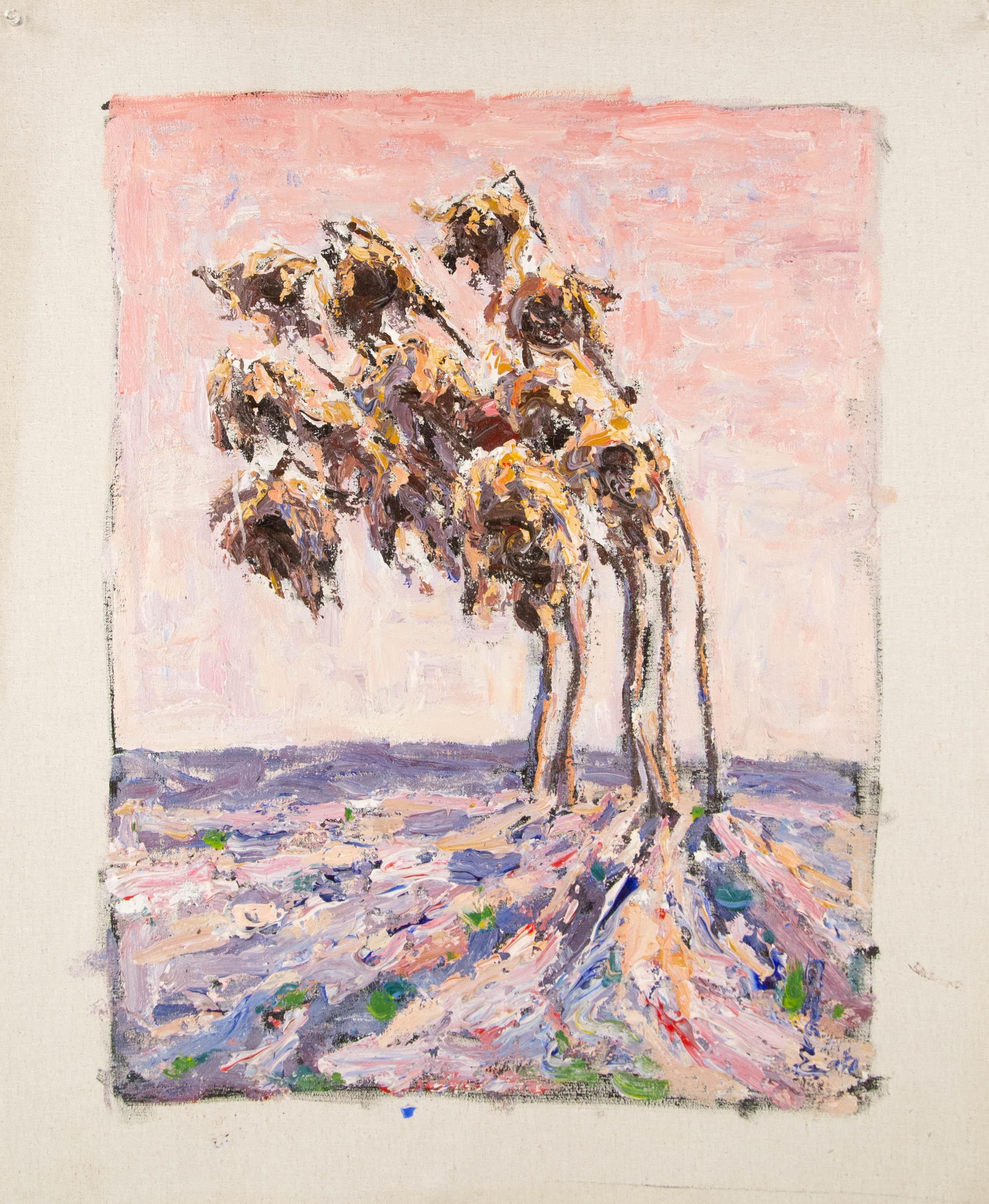 JianYun Liu Impressionist Original Oil On Canvas 