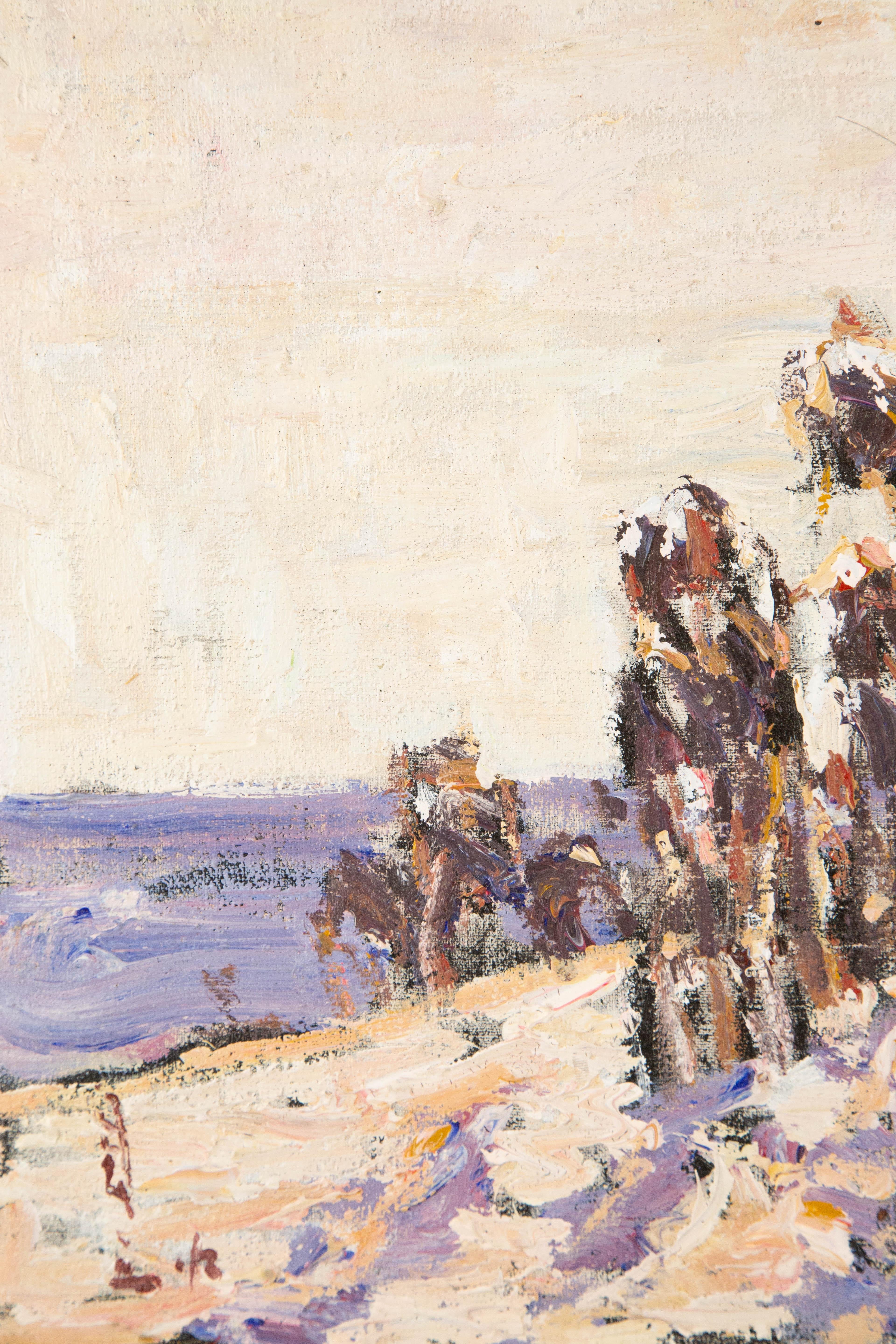 JianYun Liu Impressionist Original Oil On Canvas 