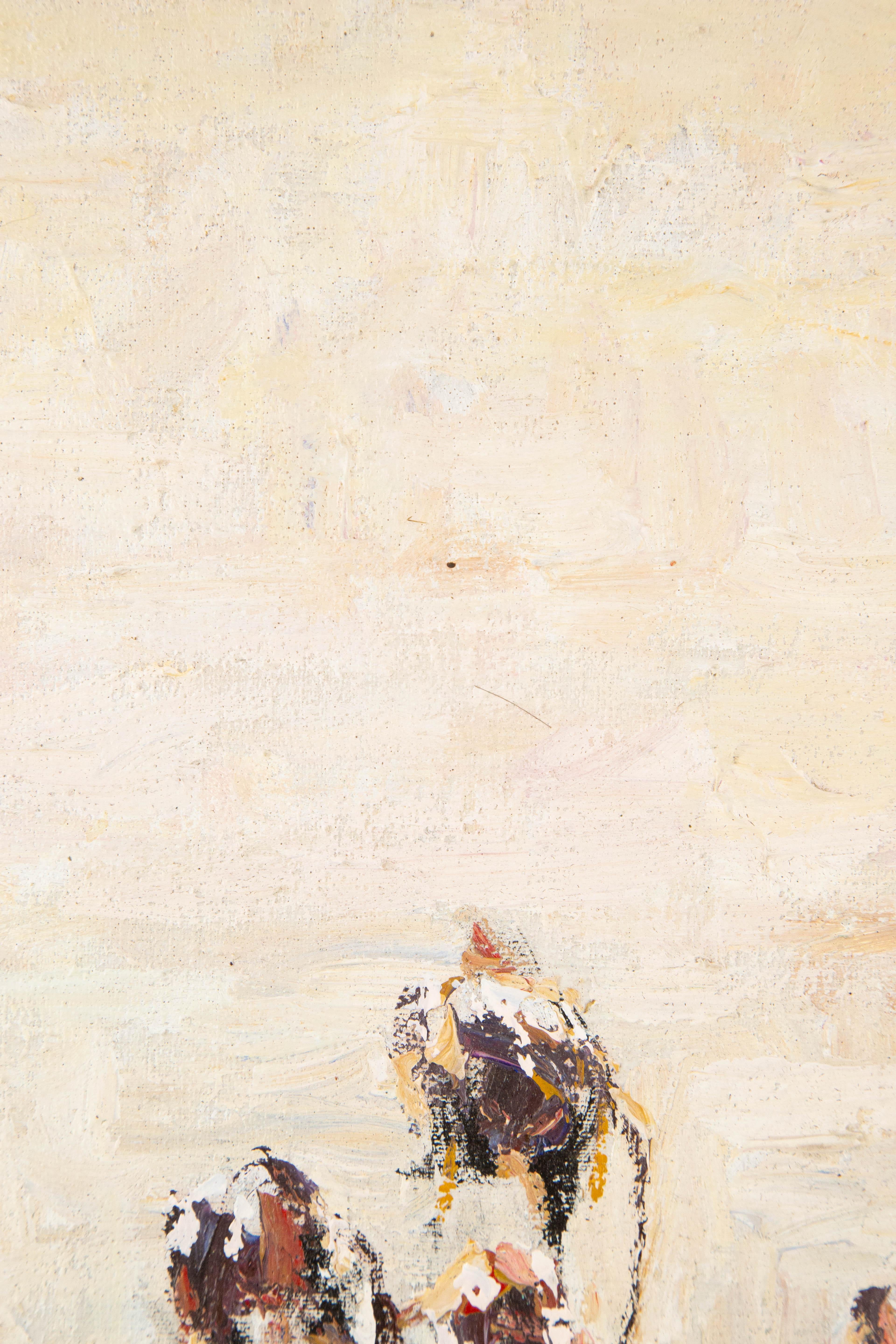 JianYun Liu Impressionist Original Oil On Canvas 