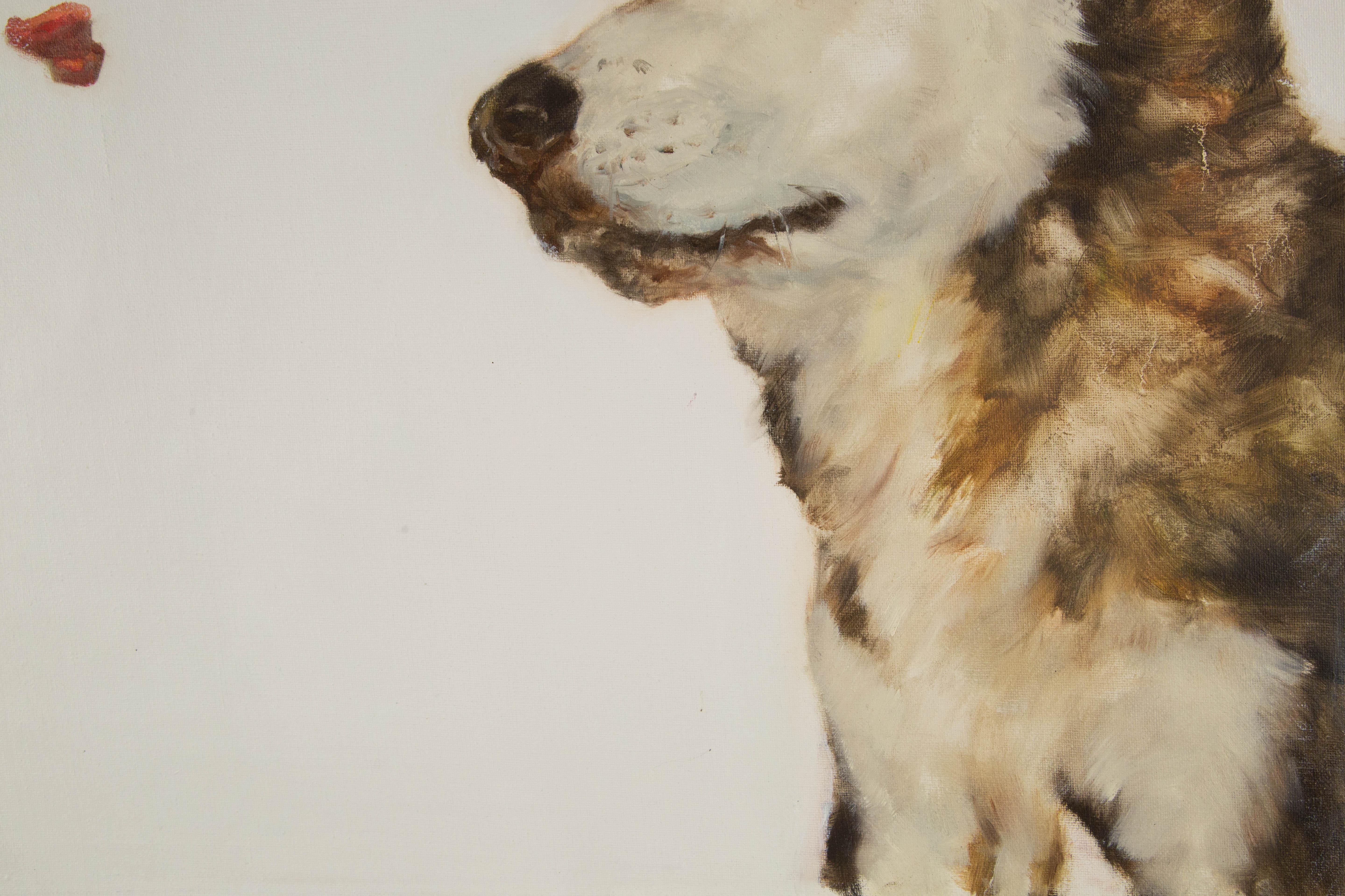 Jiao Wang Animal Pintura al óleo original 