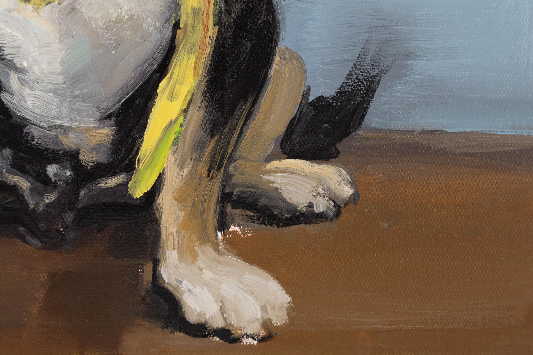 Jiao Wang Impressionist Original Oil On Canvas 
