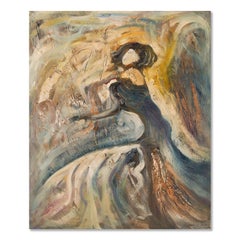 Jiawang Jiang Post-Impressionist Original Oil Painting "Untitled Woman"