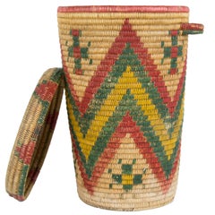 Jicarilla Apache Waste Basket