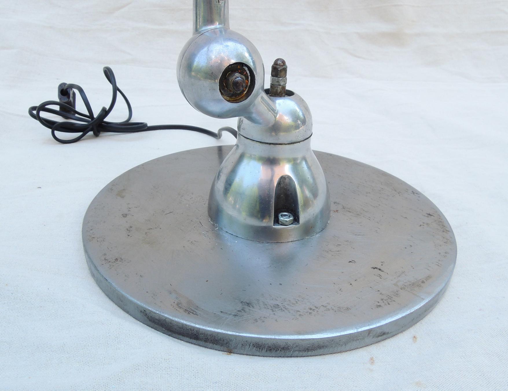 Industrial Jieldé Floor Lamp Three-Arm