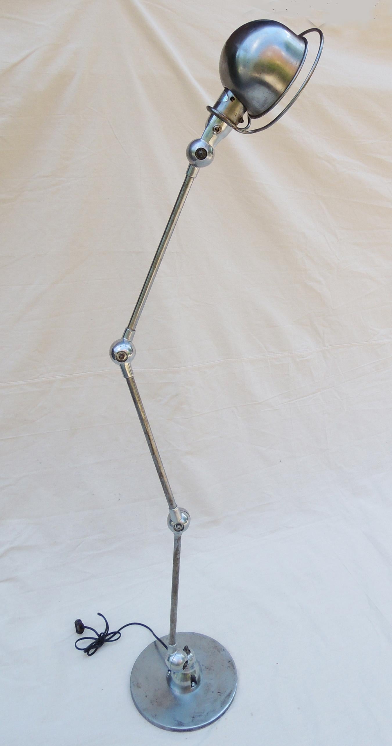 Metal Jieldé Floor Lamp Three-Arm