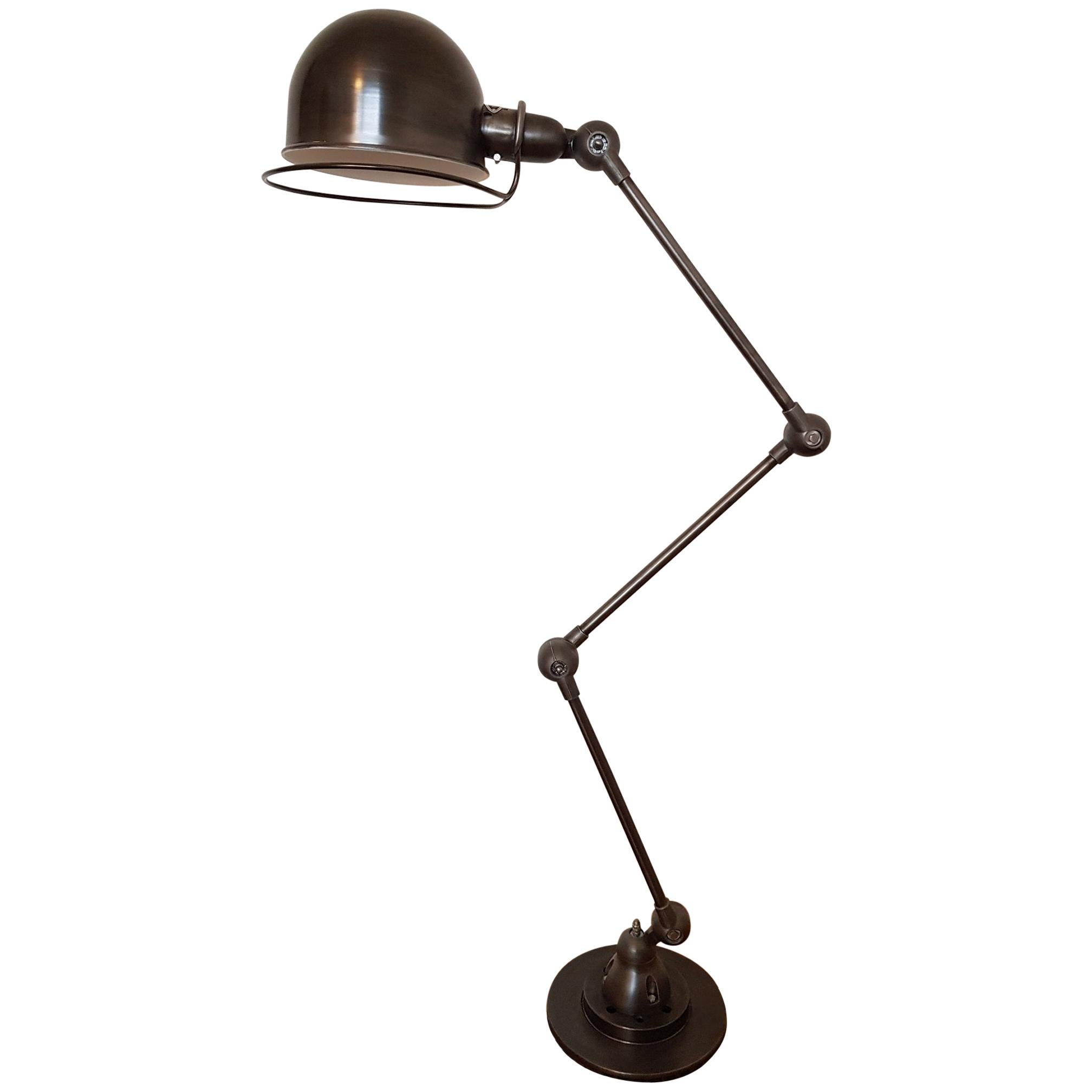 Jieldé Restored Vintage 1950s 3-Armed Floor Lamp Design by Jean-Louis Domecq For Sale