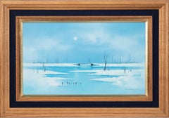 "Congelado", pintura japonesa de Jihei Higuchi