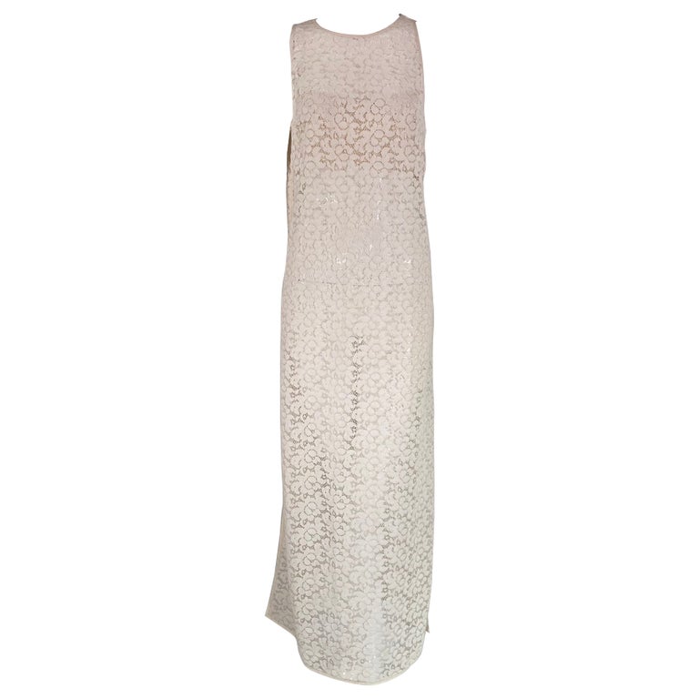 Jiki Monte Carlo Creations Off White Lace Maxi Shift Dress For Sale at 1stDibs | monte carlo strapless ruffle dress lace white, jiki monte carlo collection Jiki Monte Carlo Creations Off White Lace Maxi Shift Dress For Sale at 1stDibs | monte carlo strapless ruffle dress lace white, jiki monte carlo collection
