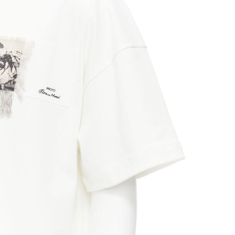 JIL SANDER 2021 Florence Henri Foto patchwork übergroßes kastenförmiges T-Shirt XS im Angebot 2