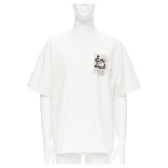 JIL SANDER 2021 Florence Henri Foto patchwork übergroßes kastenförmiges T-Shirt XS