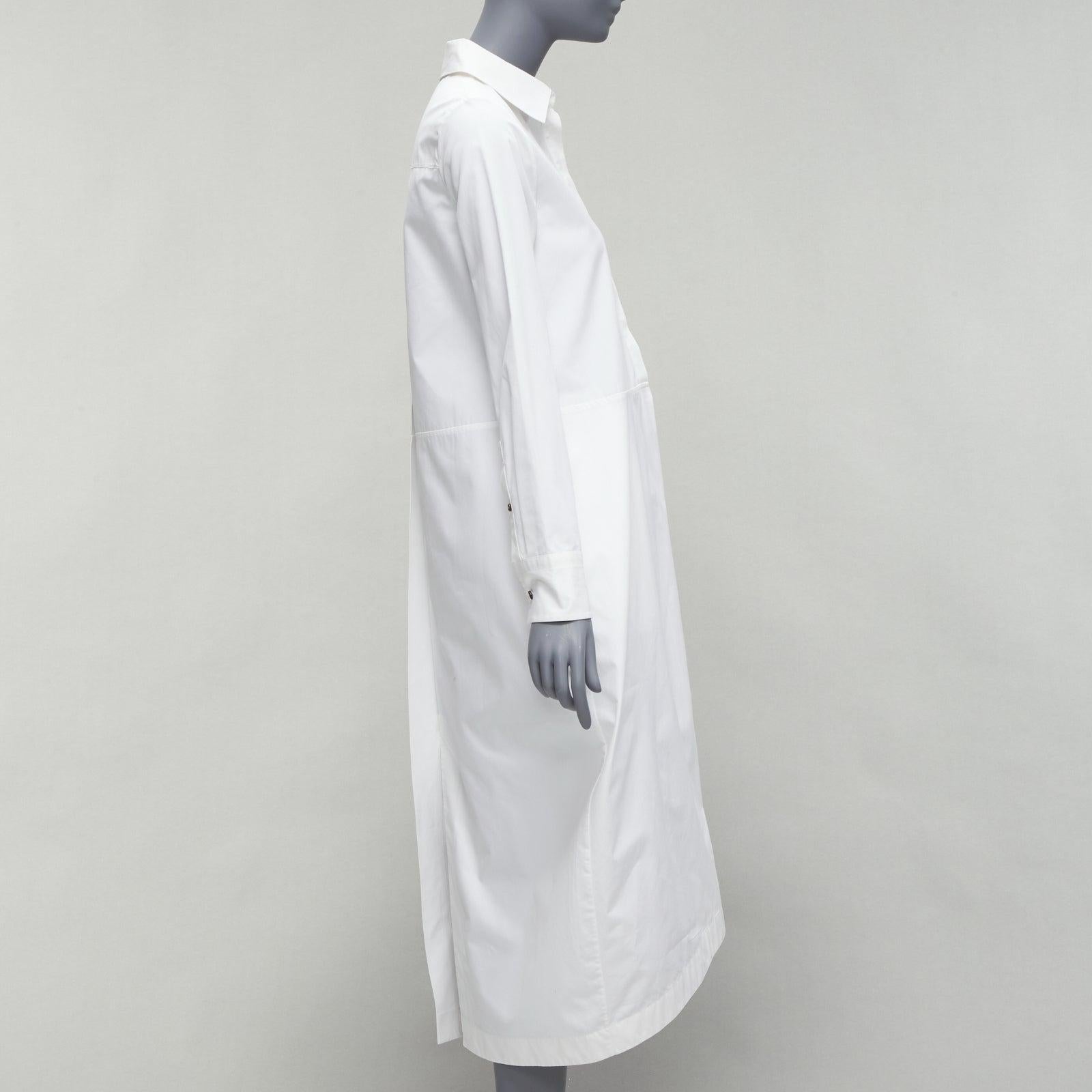 JIL SANDER 2022 vestido camisero minimalista blanco con tapeta oculta FR30 XXS
Referencia: SNKO/A00273
Marca: Jil Sander
Colección: 2022
Material: Algodón
Color: Blanco
Patrón: Sólido
Cierre: Botón
Detalles adicionales: Pliegue trasero y abertura
