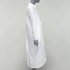 JIL SANDER 2022 abito camicia minimal boxy con abbottonatura nascosta FR30 XXS