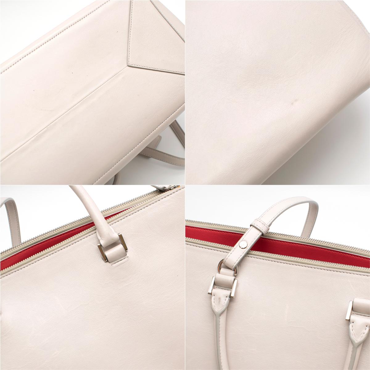 Jil Sander Beige Leather Tote Bag 3