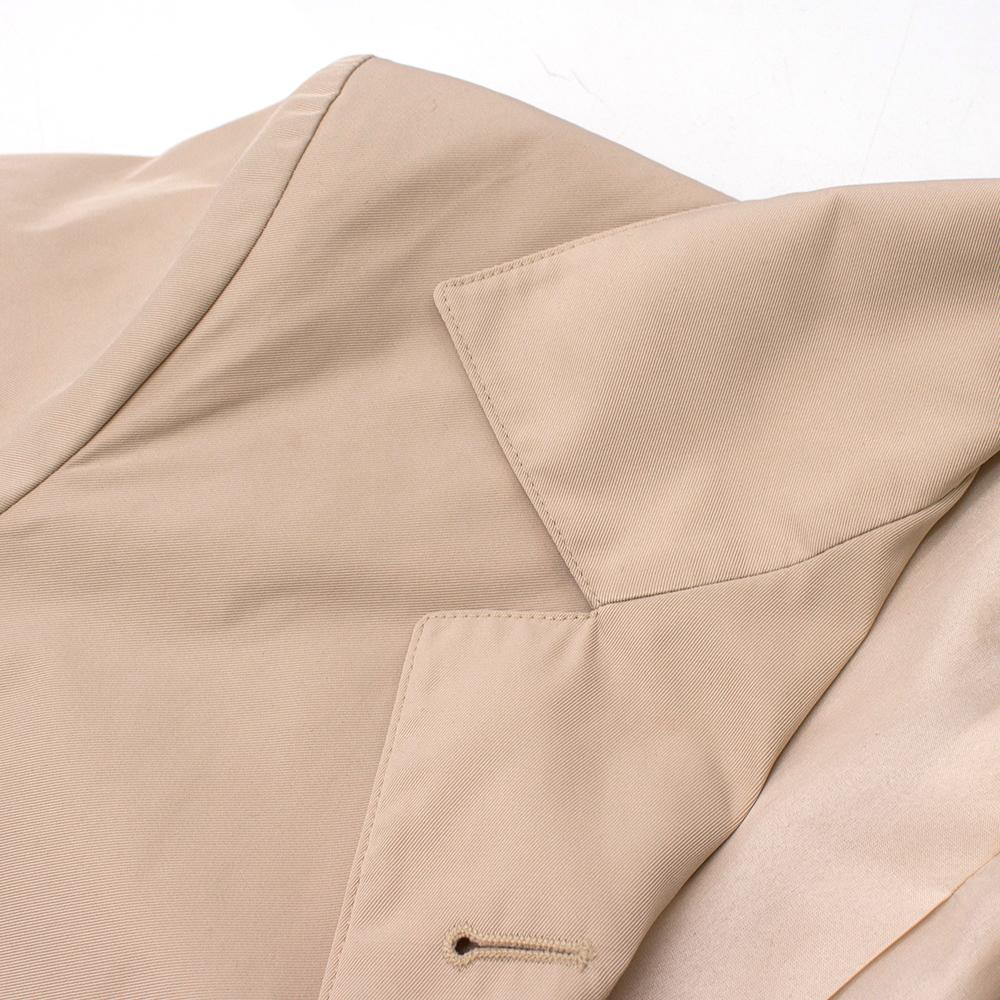 Jil Sander Beige Single-Breasted Coat - Size US 2 For Sale 4