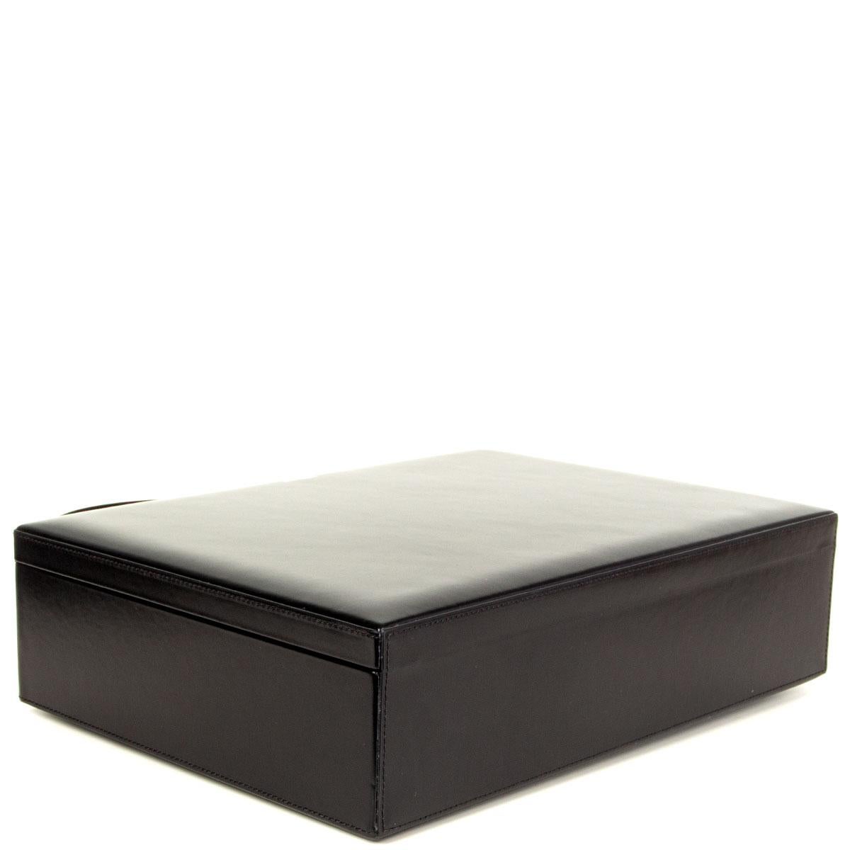 JIL SANDER Bolso bandolera CASE MEDIUM de cuero negro en Excelente estado para la venta en Zürich, CH